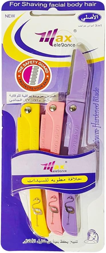 Women's Facial Razor Set – 3 Pieces