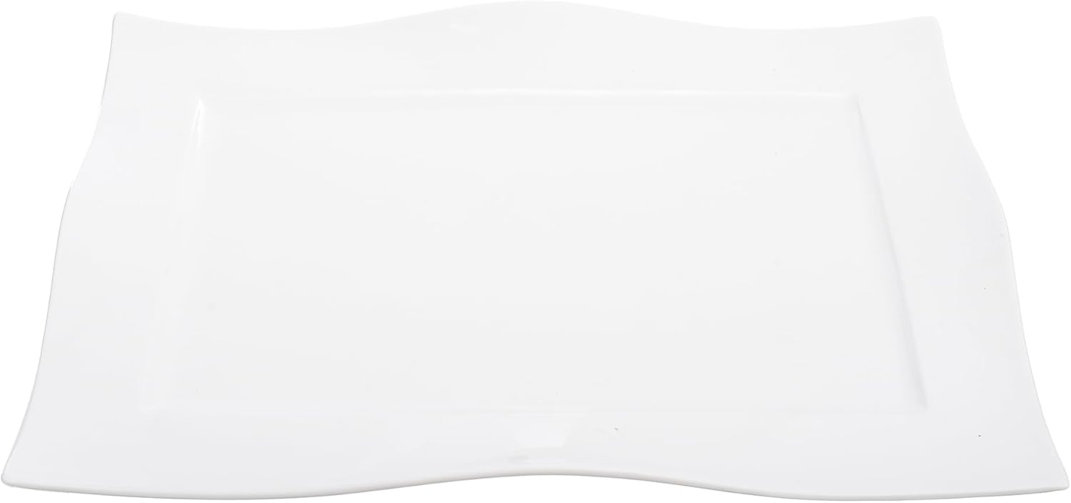 Rosa Porcelain Rectangular Serving Dish 46cm – Elegant Serving with Timeless Style