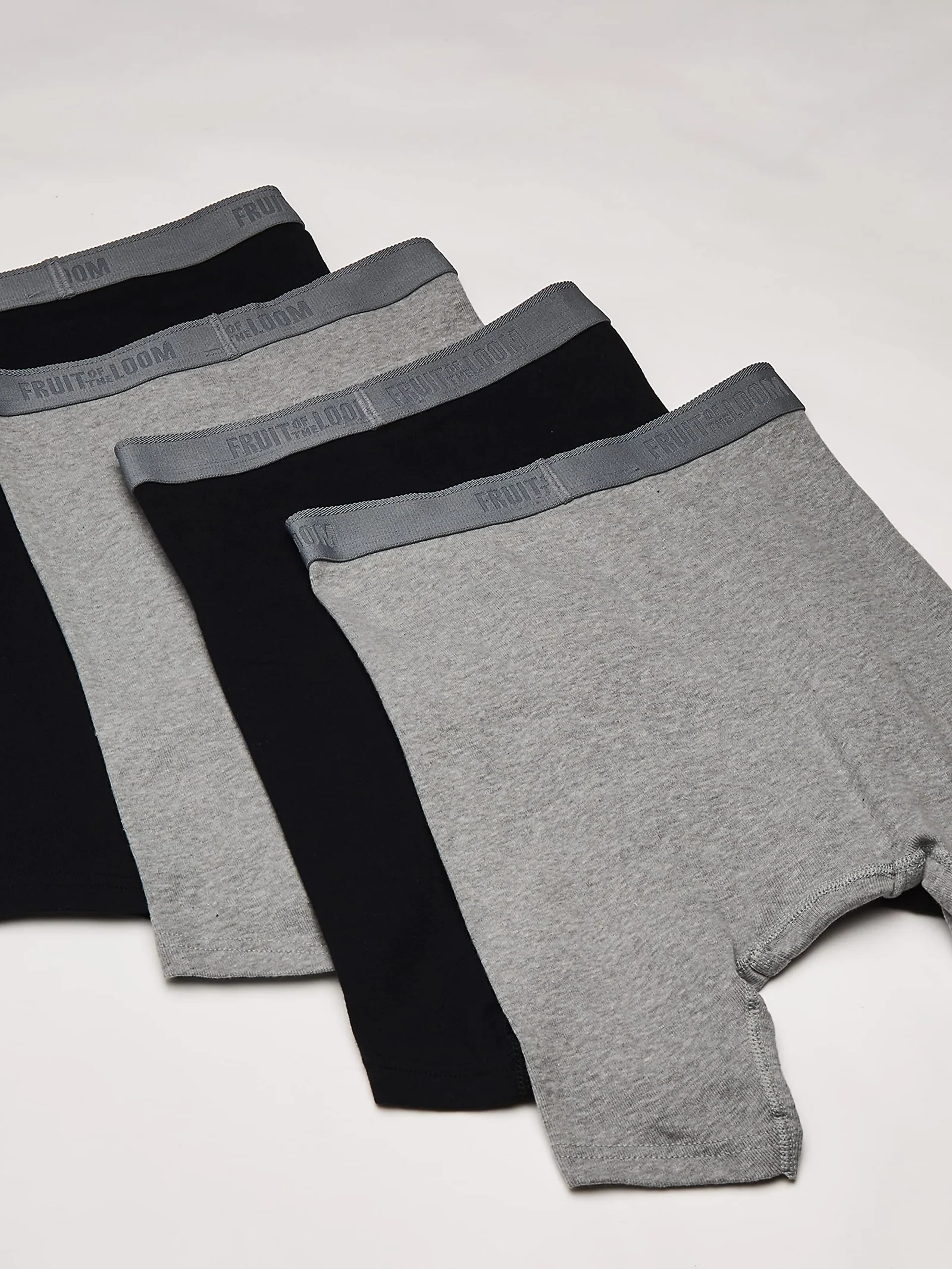 Fruit of the Loom Men's Boxer Briefs Pack of 4 Multi Color