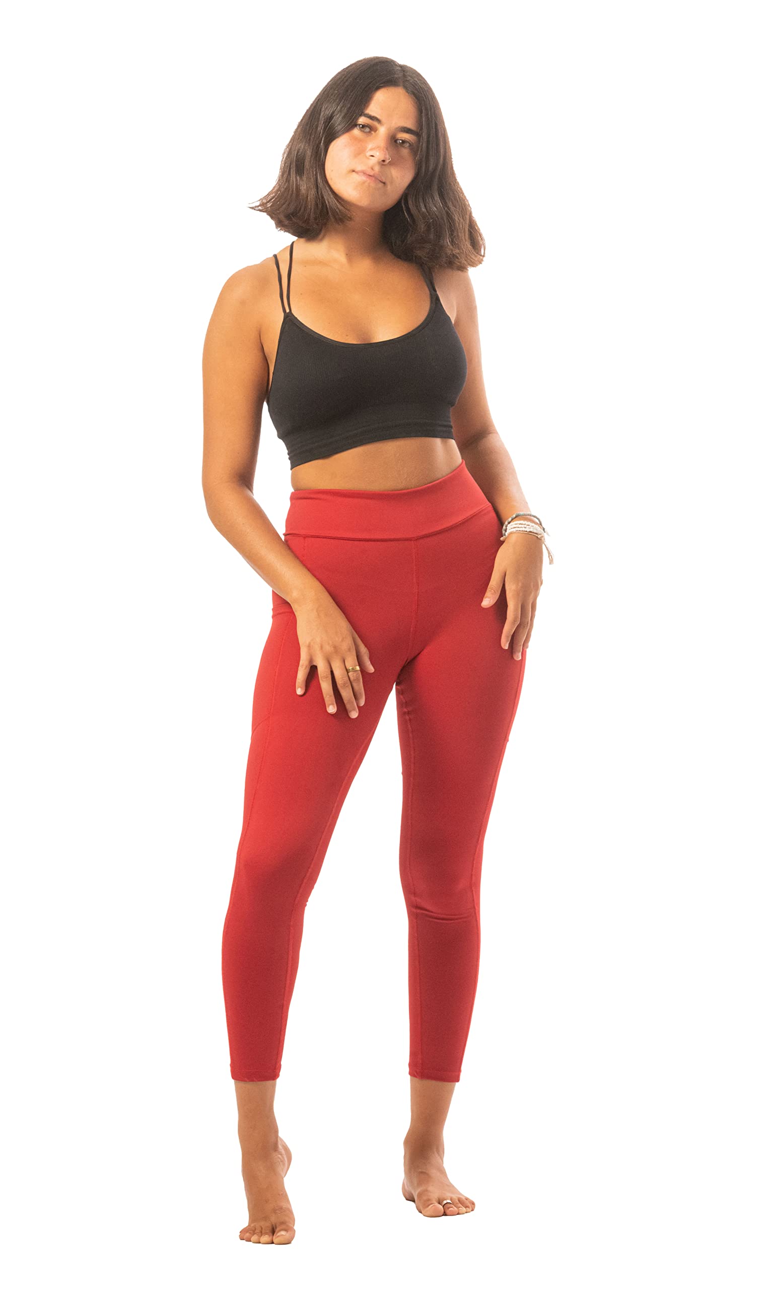 Red Dot Leggings for Women – Comfortable Stretch Casual Wear