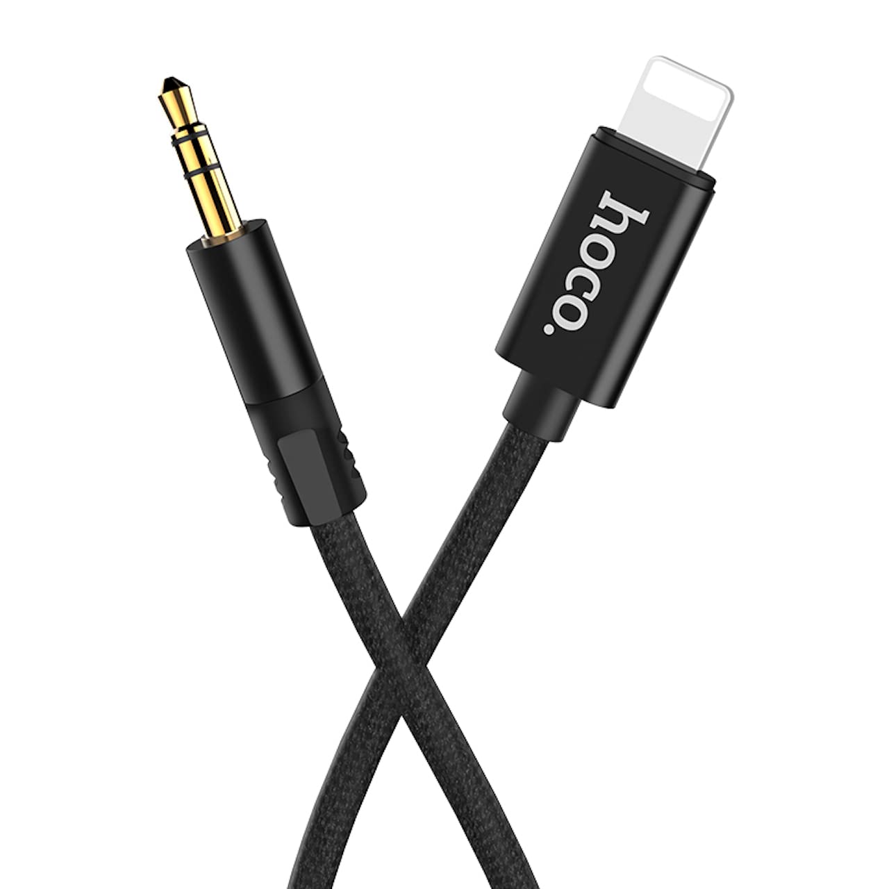 Hoco UPA13 Lightning Digital Audio Conversion Cable – Sound Source Series, Compatible with iPhone & iPad, Black