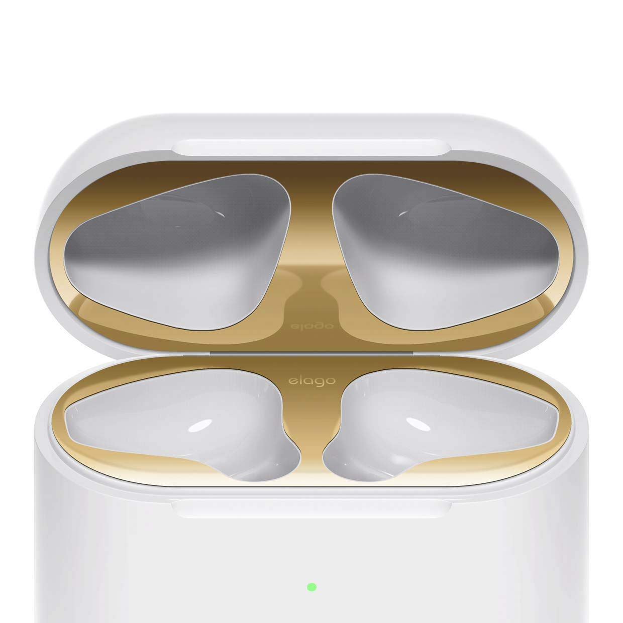 Elago EAP2 Guard Dust Protector for Apple AirPods – 2 Sets, Gold