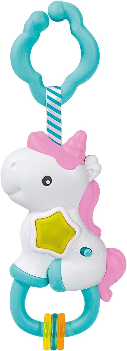 Clementoni Unicorn Rattle Baby Sensory Toy