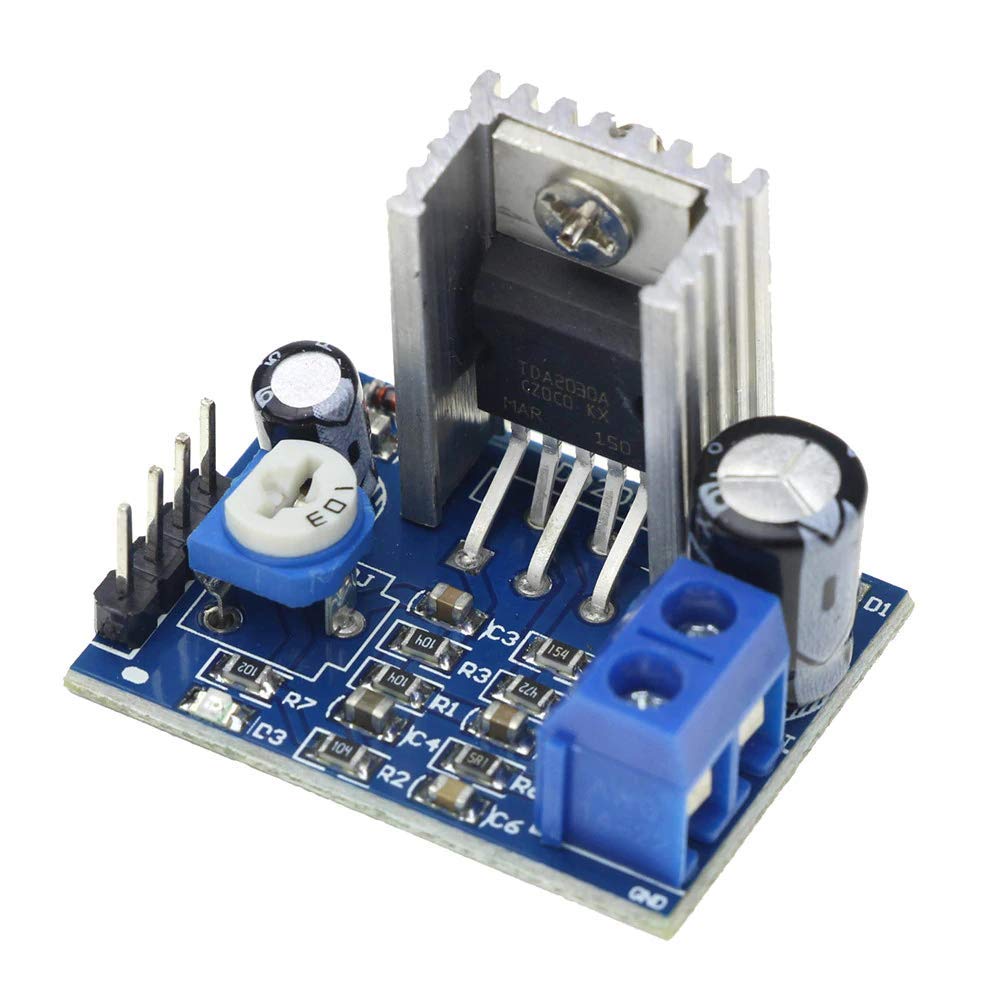 2PCS TDA2030 / TDA2030A Audio Amplifier Board Module – 6–12V 18W Stereo Power Amplifier Kit for DIY Audio Projects