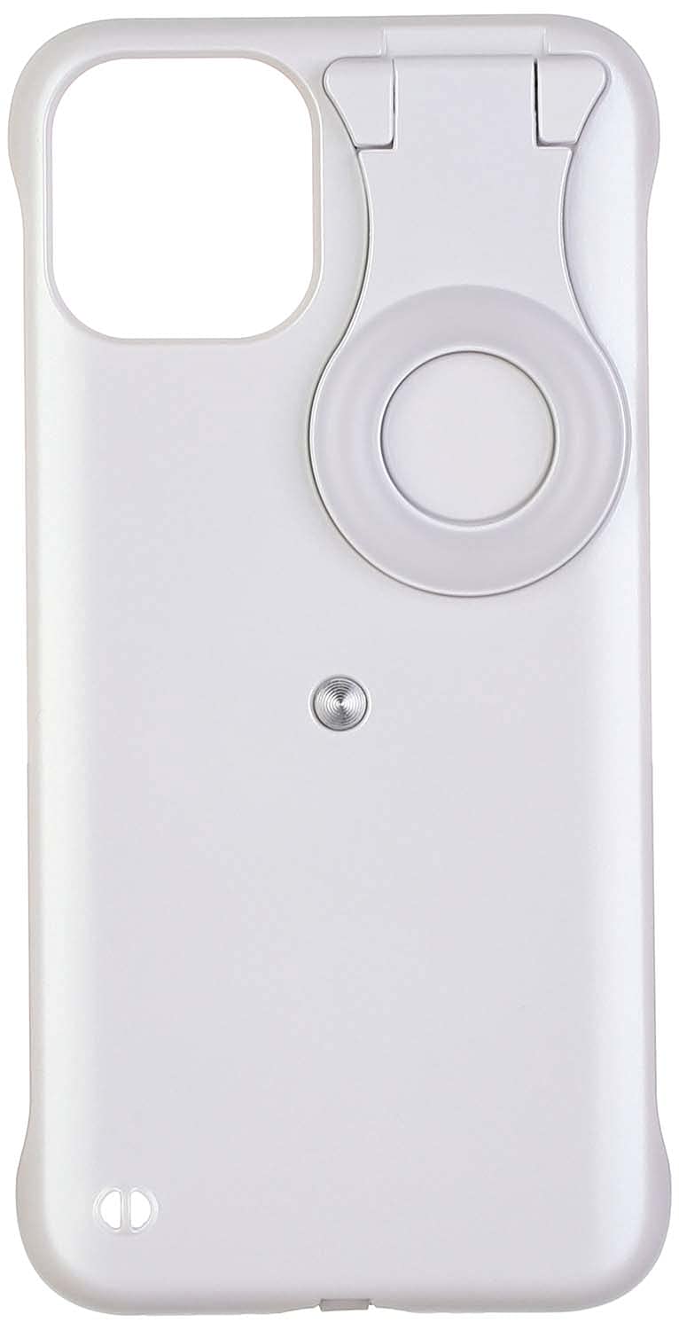 Environment Hard Back Case for iPhone 11 Pro – Slim Shockproof Cover with Front Camera Light, White