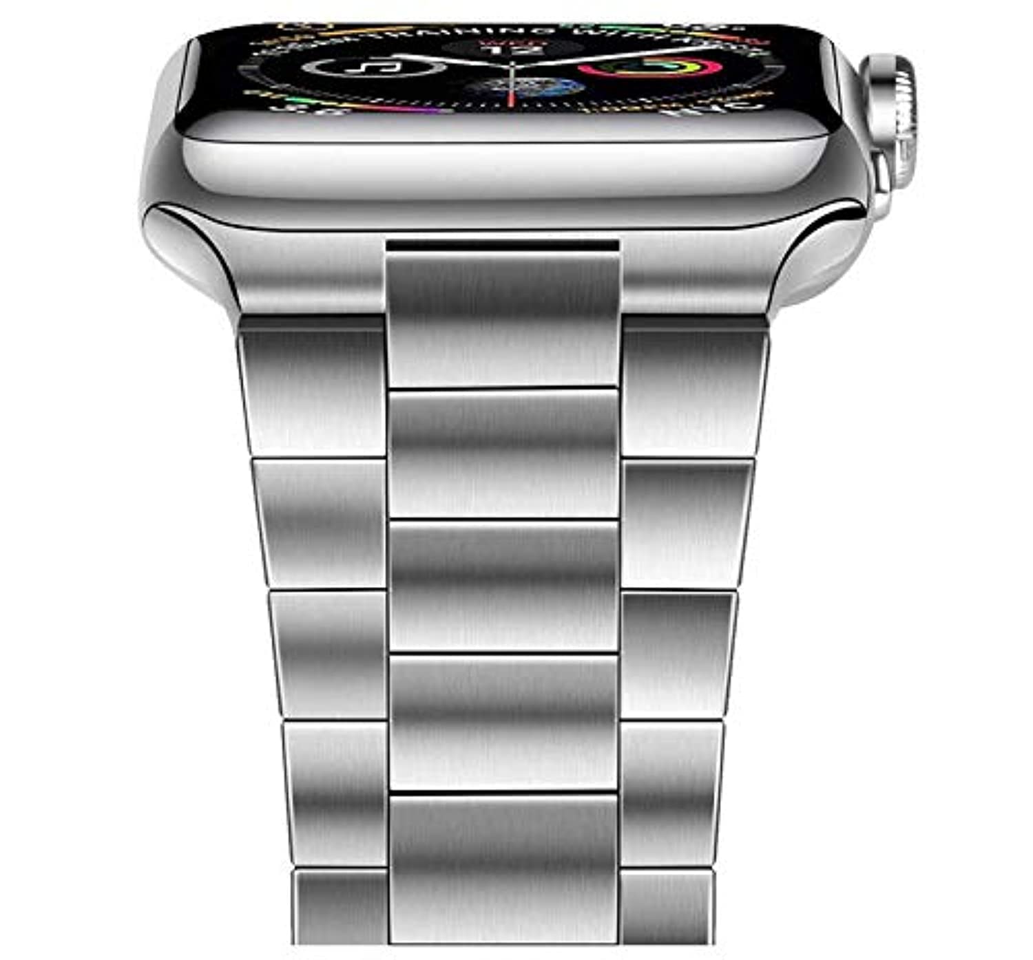 Stainless Steel Metal Watch Band for Apple Watch 42mm / 44mm – Premium Wristband Strap Compatible with Series 4 & Series 5