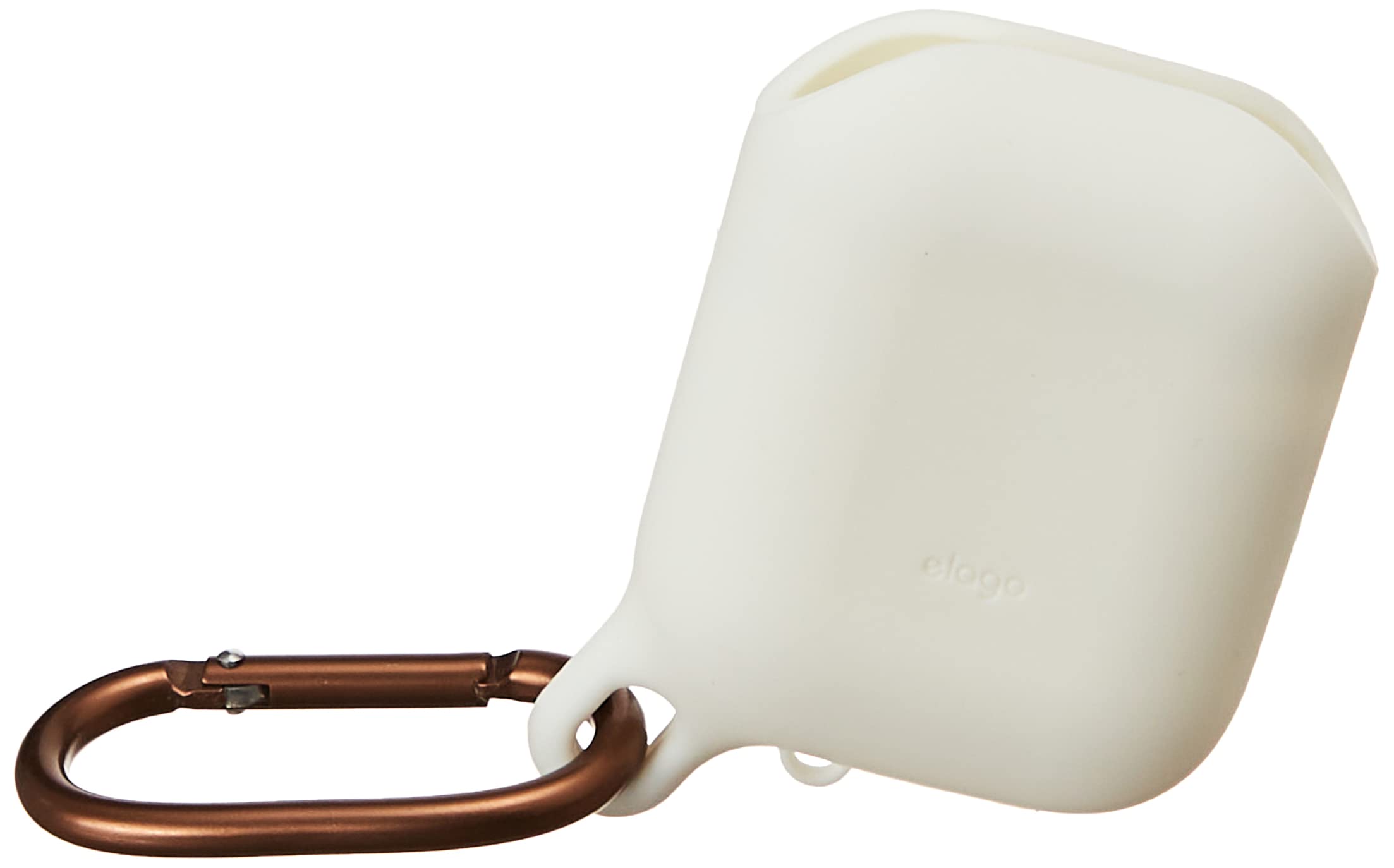 Elago Waterproof Hang Case for AirPods – Protective Silicone Cover with Hanging Hook – White