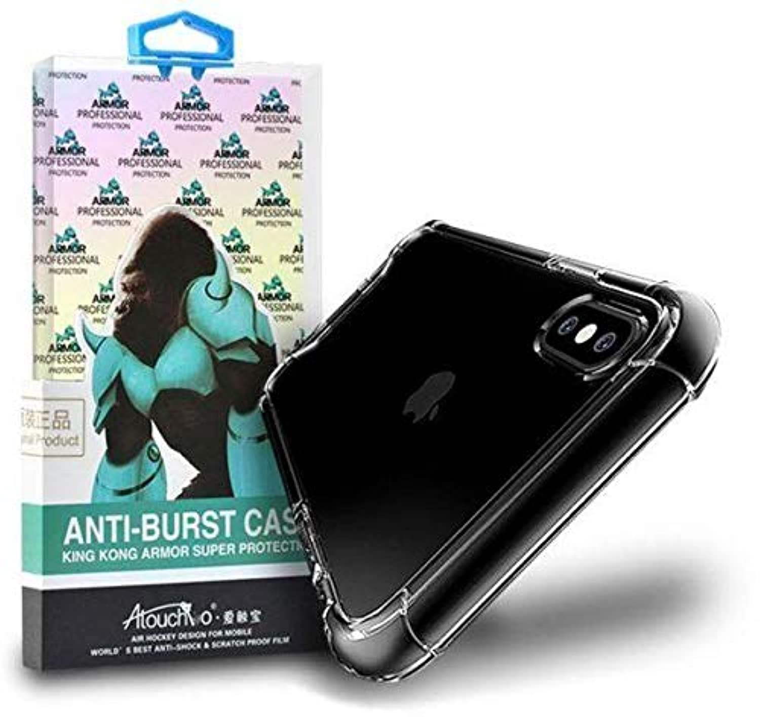 Armor King Kong Anti Burst Case for iPhone X – Heavy Duty Shockproof Super Protection Cover