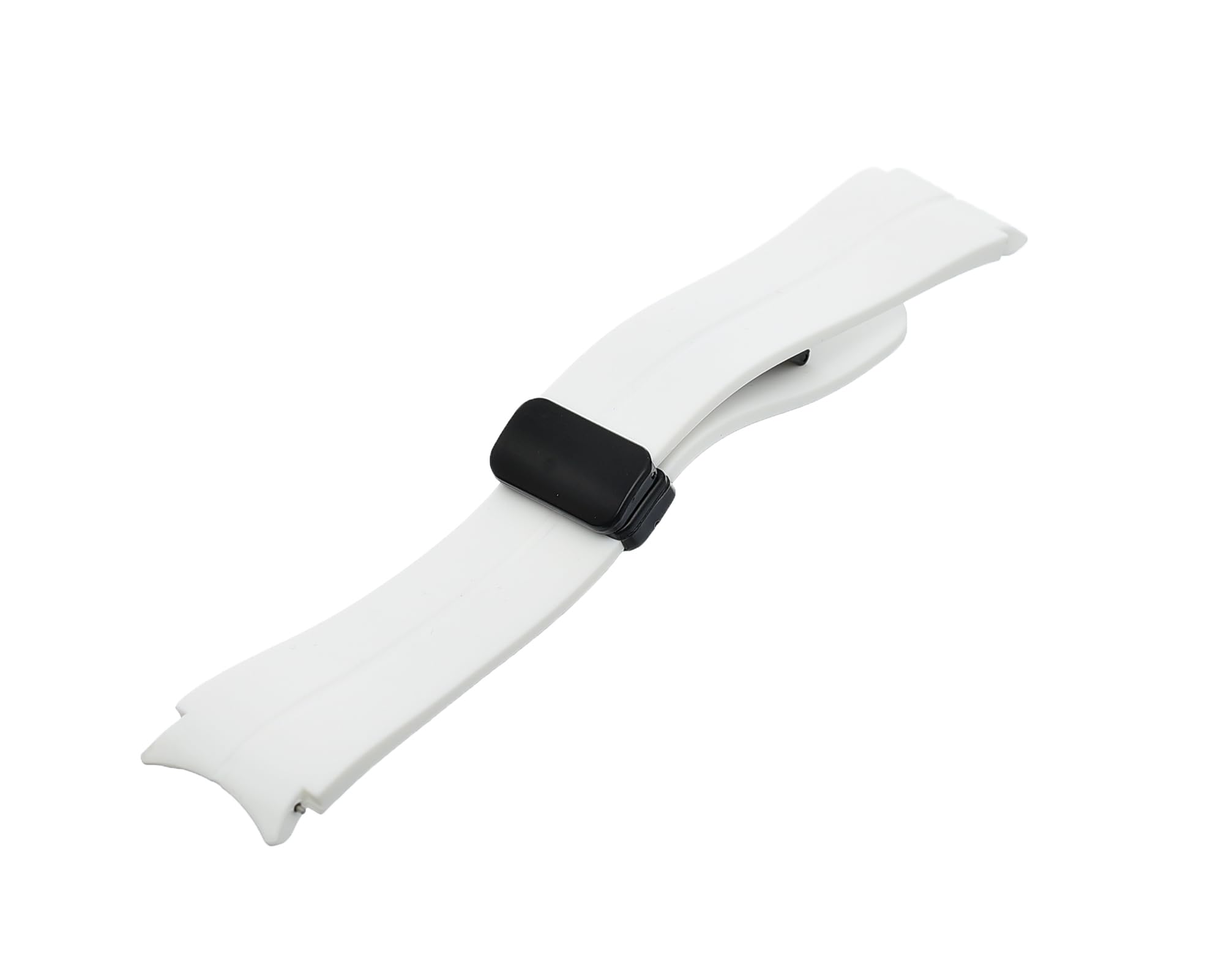 Silicone Watch Strap for SA Watch 4 – Flexible Durable Smartwatch Band – White