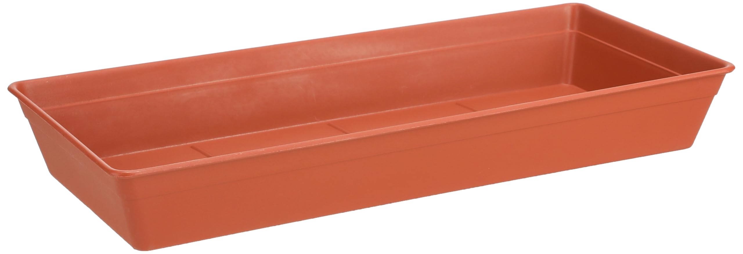 Bama Rectangular Plant Saucer 30x 15cm 20090 – Durable Flower Pot Tray – Red Brown – Made in Italy