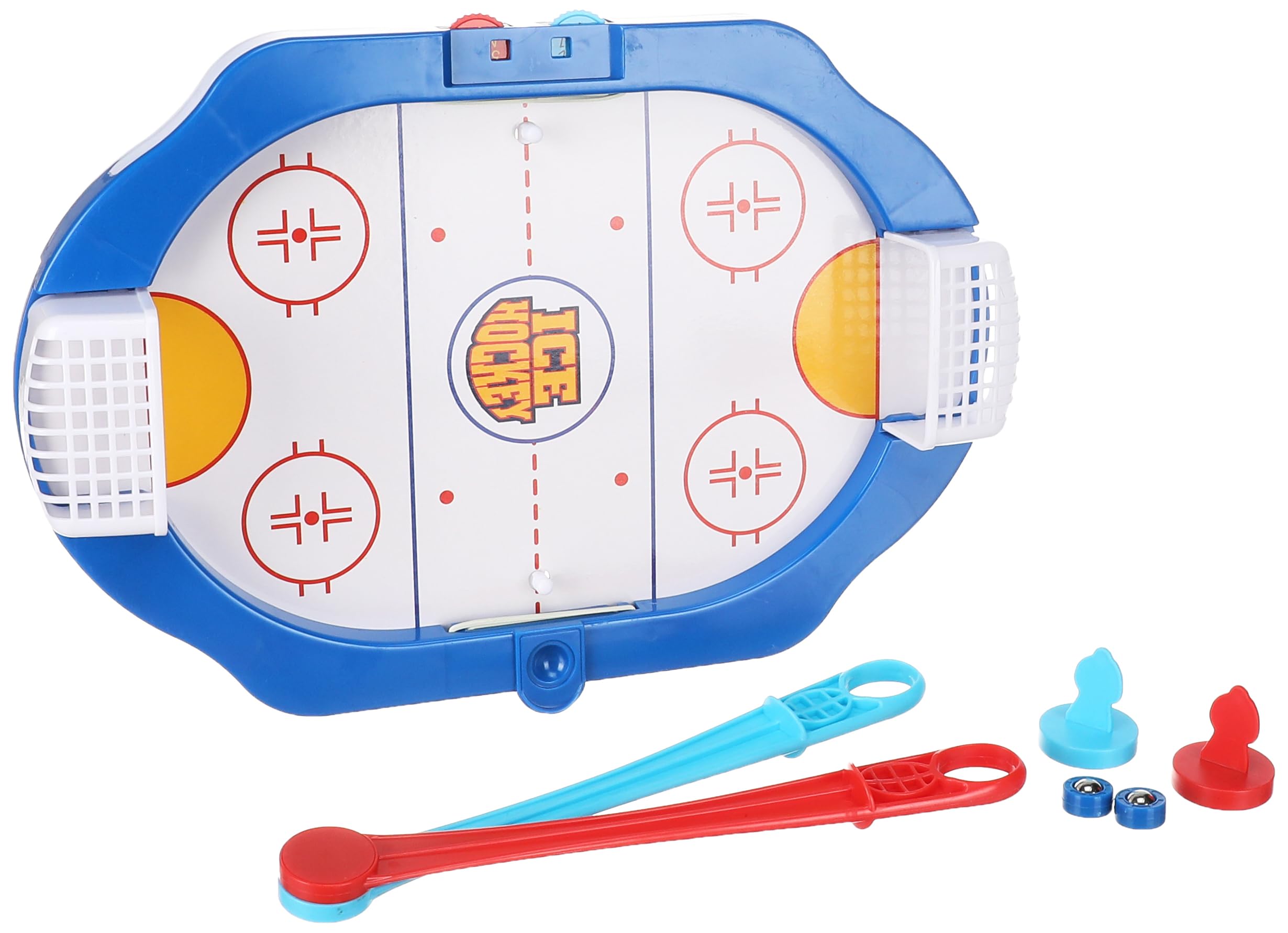 Kids Hockey Toy Set – Multi-Color Sports Game with Sticks & Pucks