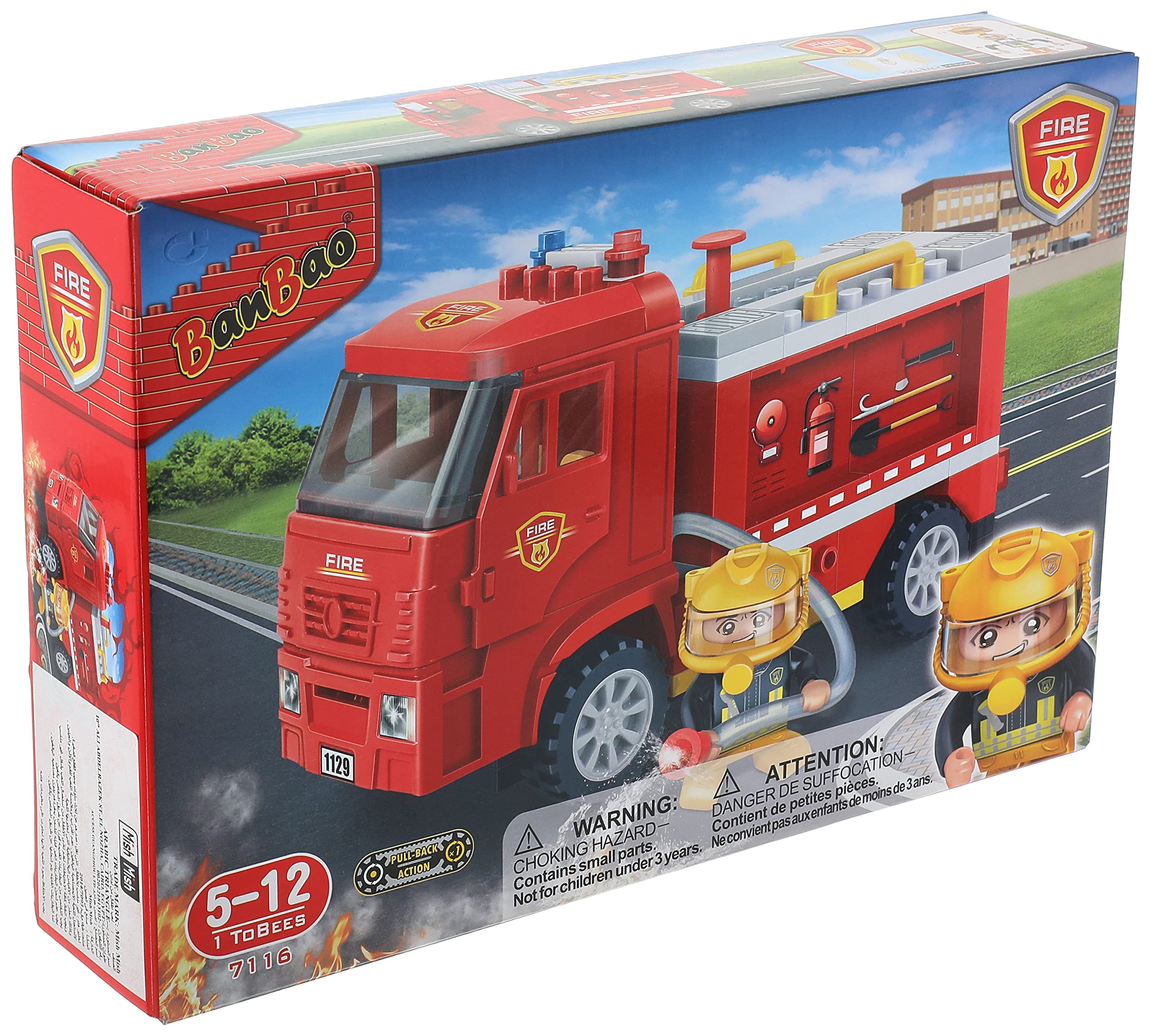 Banbao Fire Series 126 Pieces Building Block Toy