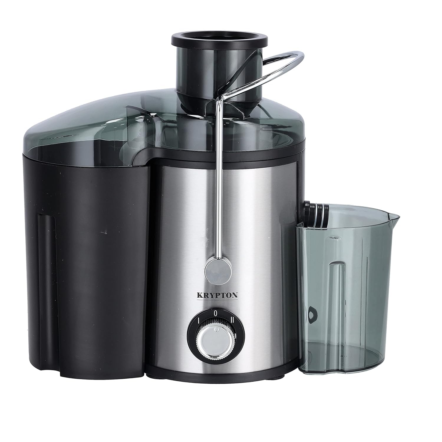 Krypton 450ml Stainless Steel Juice Extractor with Powerful Motor and 2 Speeds KNJE6302 Silver