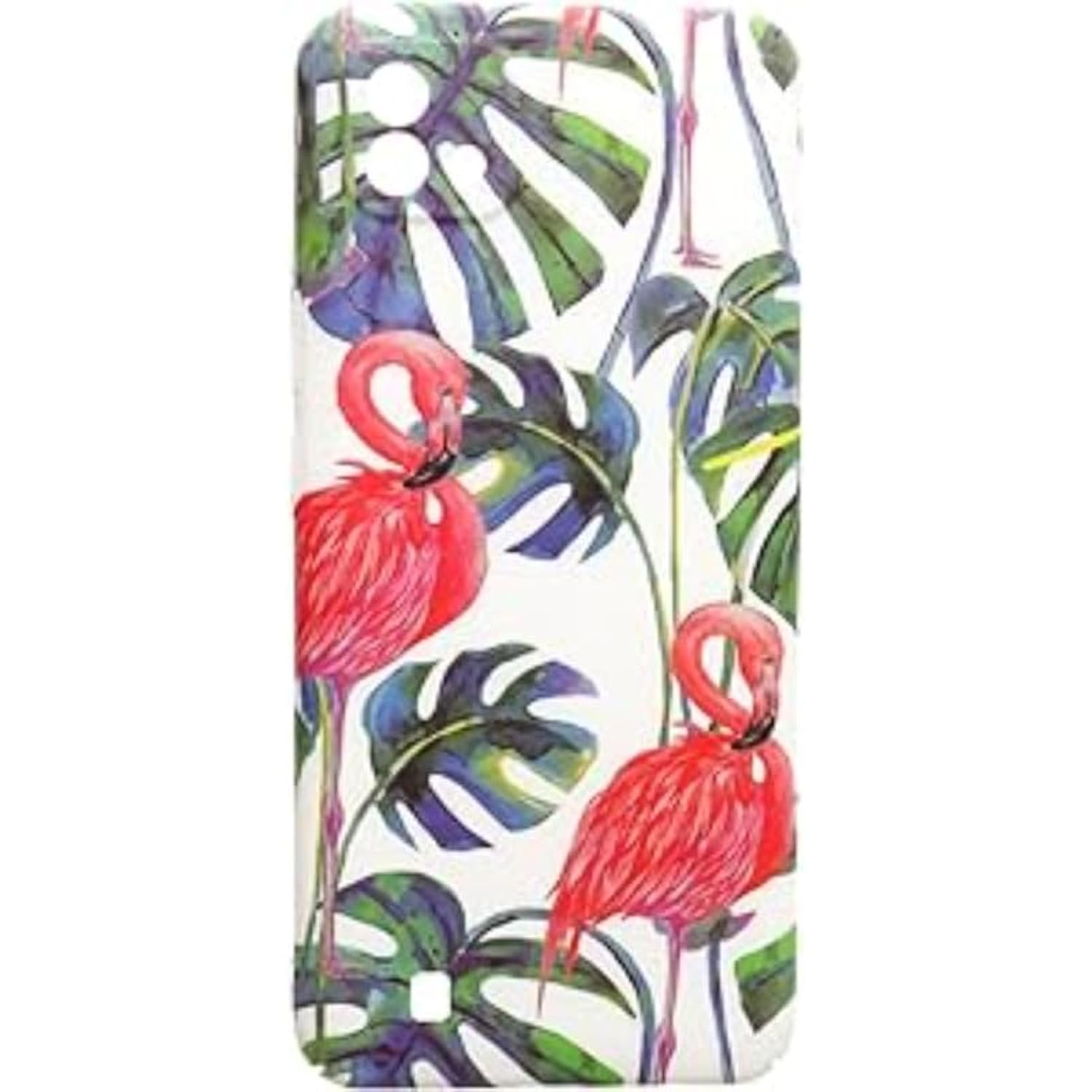 Dragon Plastic Creative Phone Case for Realme C20 – 3D Floral Print Silicone Edge Shockproof Back Cover