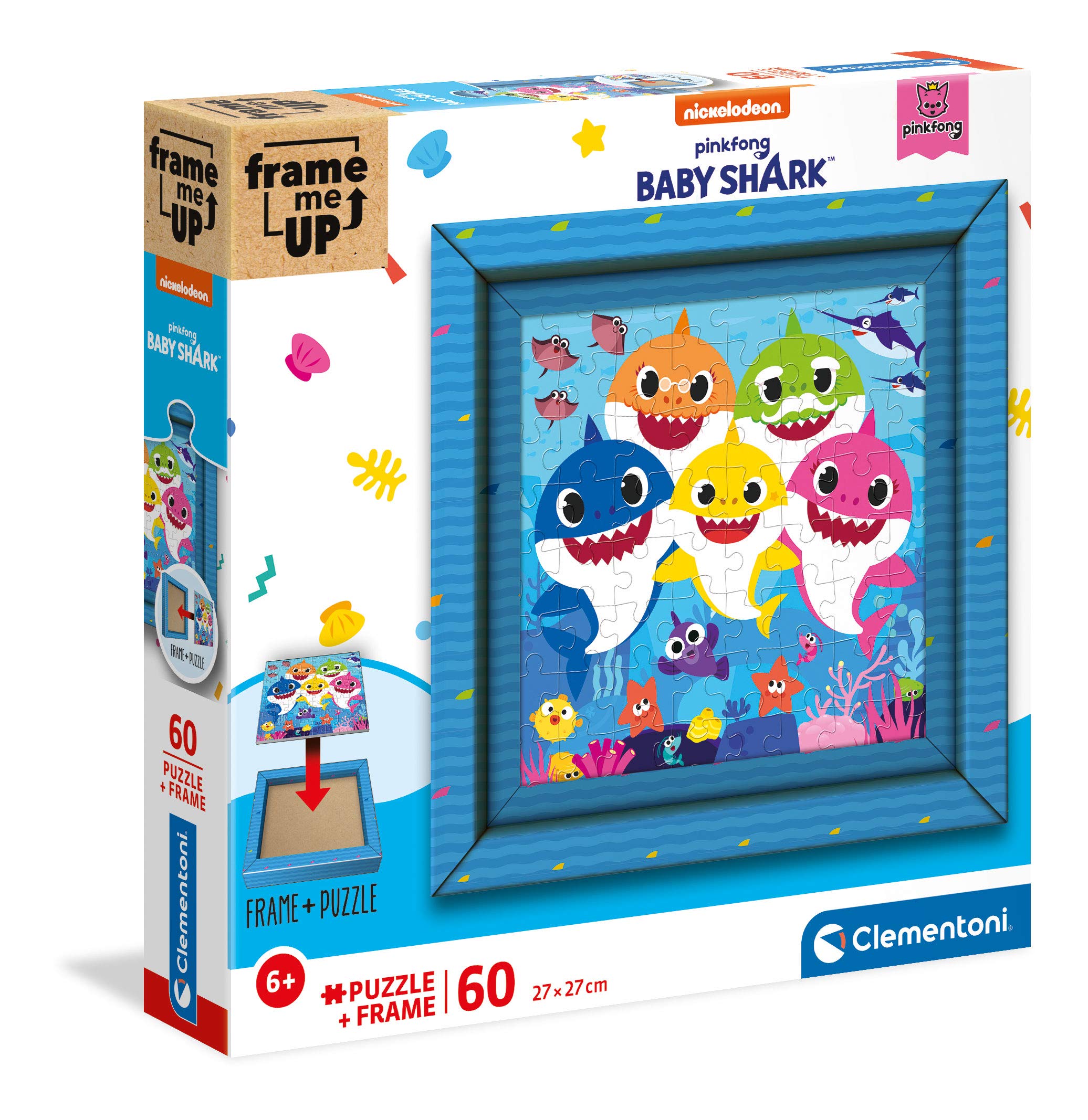Clementoni Baby Shark Puzzle 60 Pieces Kids Educational Toy