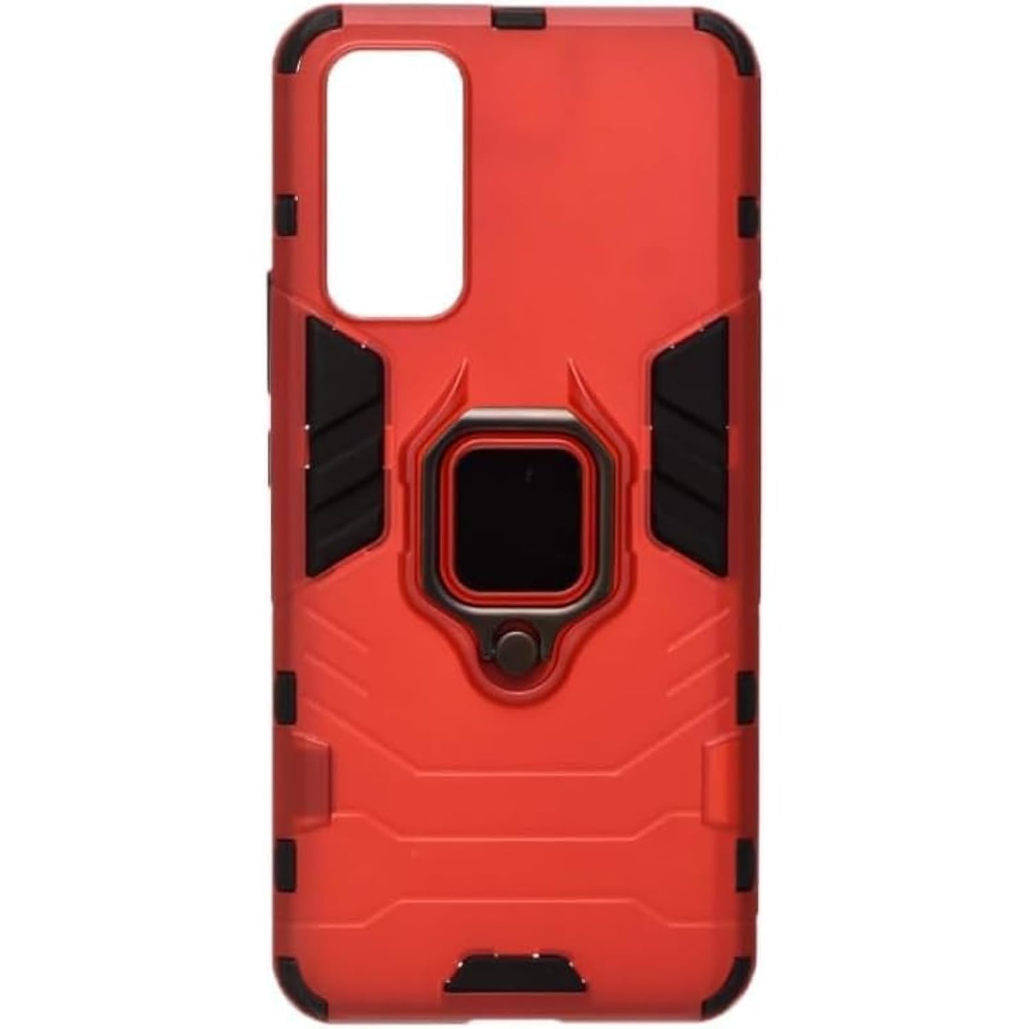Phone Case for Honor 30 (6.53") – Silicone Edge Shockproof Cover with Metal Finger Holder