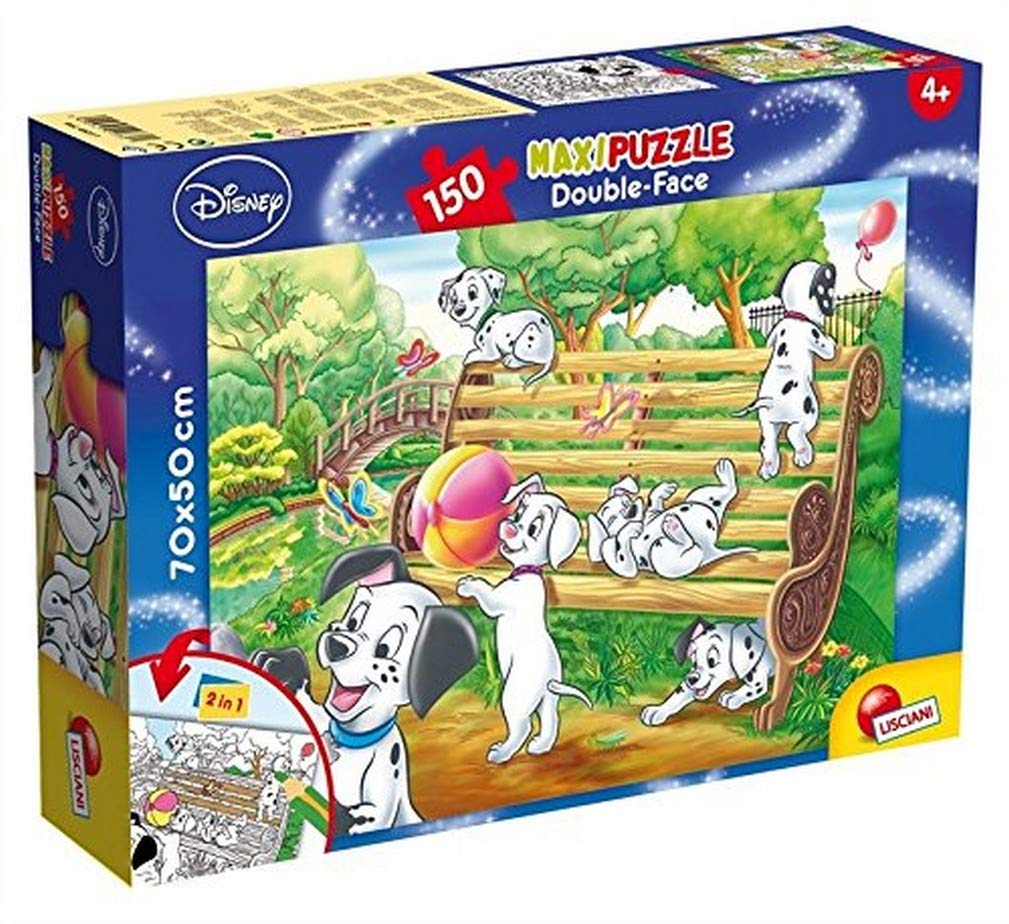 Liscianigiochi Maxi Dogs 2 in 1 Puzzle 150 Pieces Educational Kids Toy