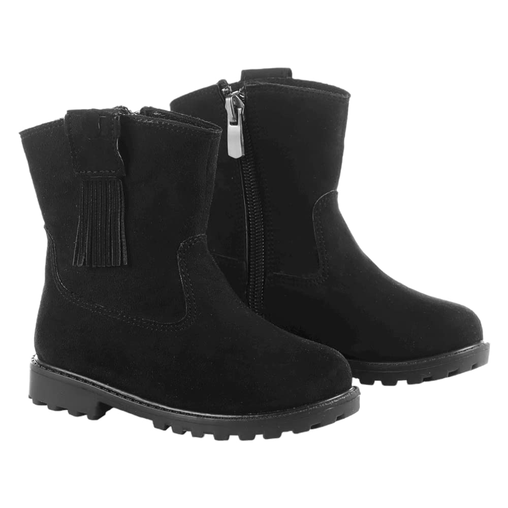 Hawsa Girls Winter Half Boot Stylish Warm Comfort Design