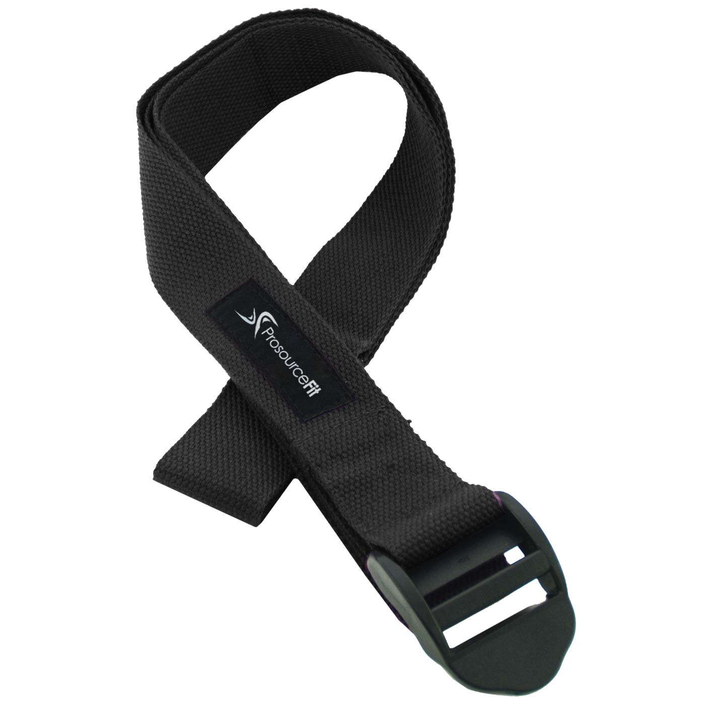 ProsourceFit Cinch Buckle Yoga Strap – Adjustable Stretching Strap for Yoga & Fitness Training