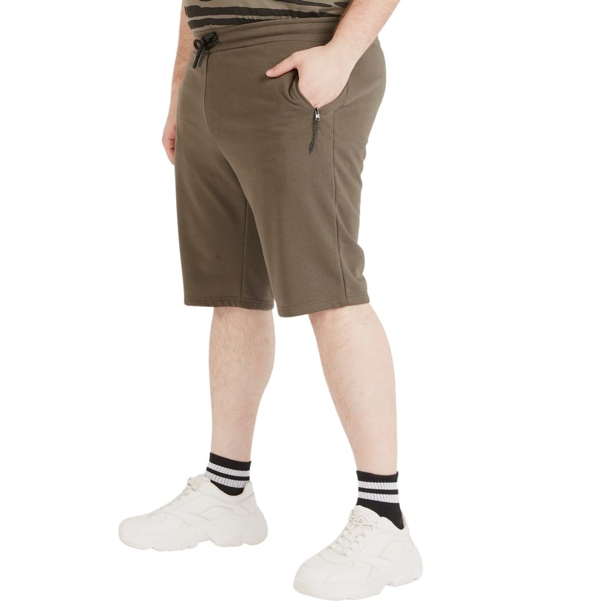 Splash Shorts For Men – Soft Cotton Casual Modern Style Graphic Shorts