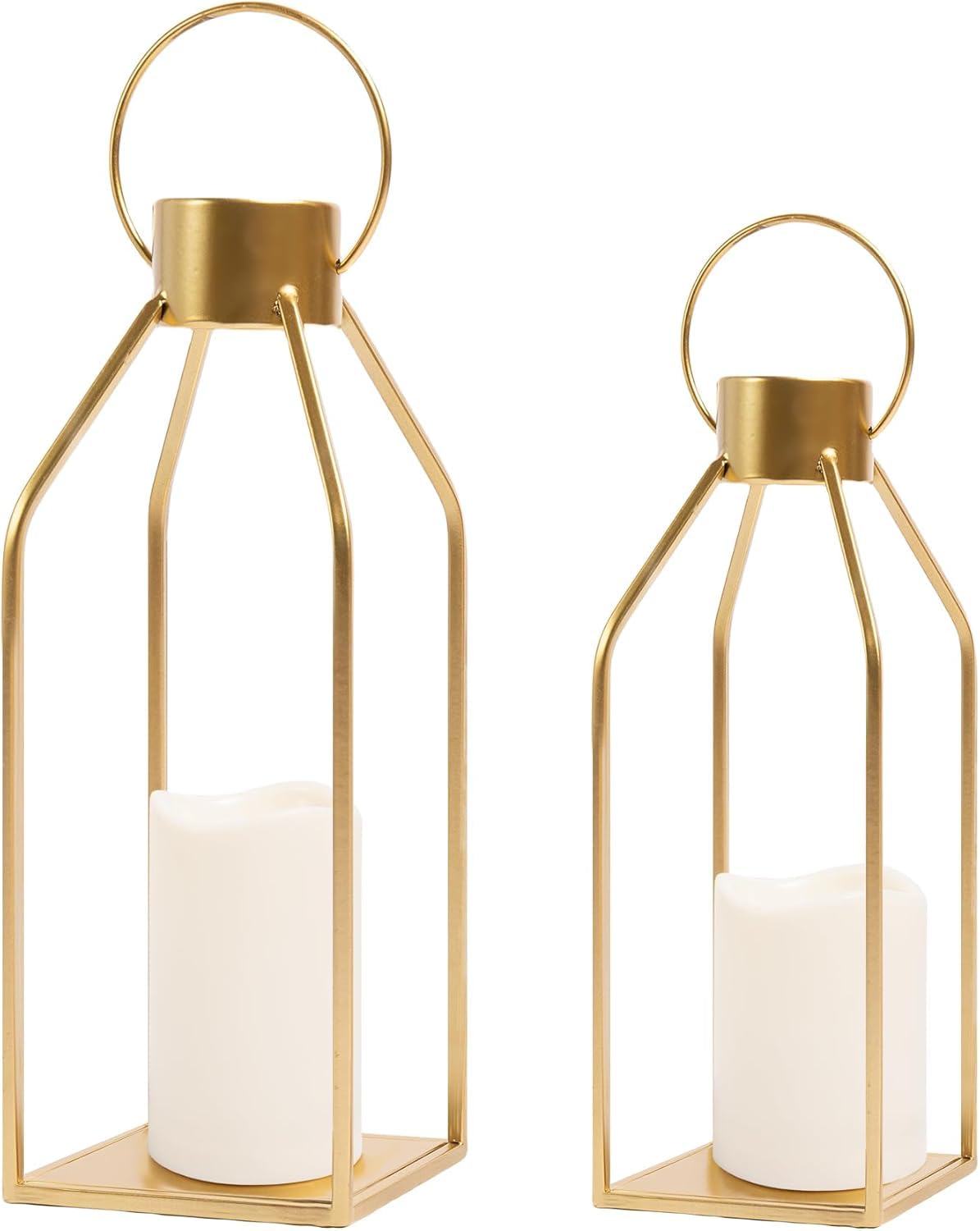 P PIPITA Modern Farmhouse Lantern Decor 2 Pack