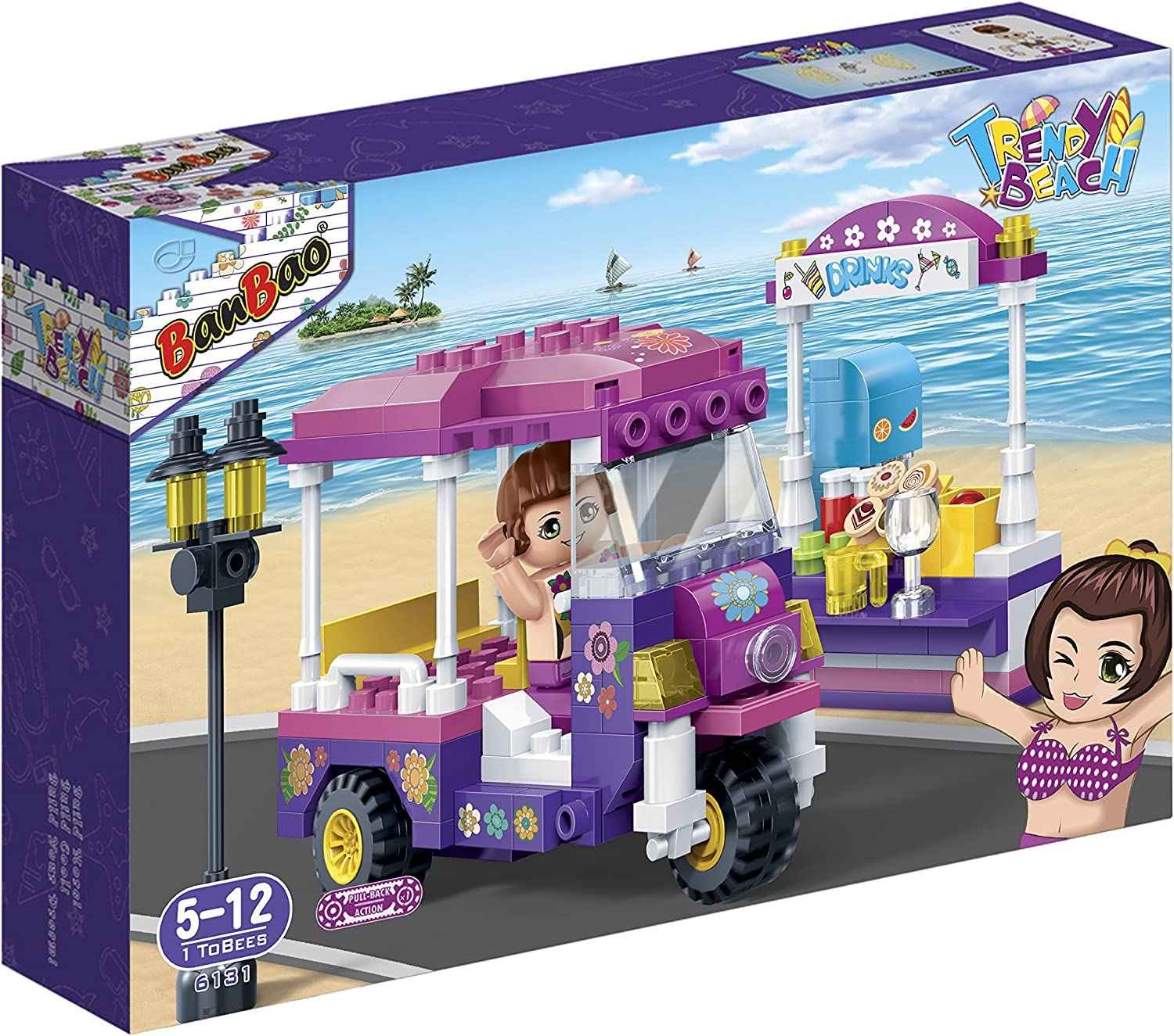 Modern Beach Building Set (168 Pieces)