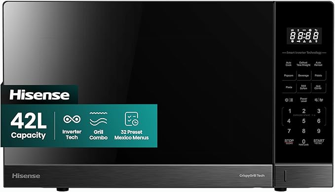 Hisense 42L Microwave Oven with Grill – 850W (Damaged Box)
