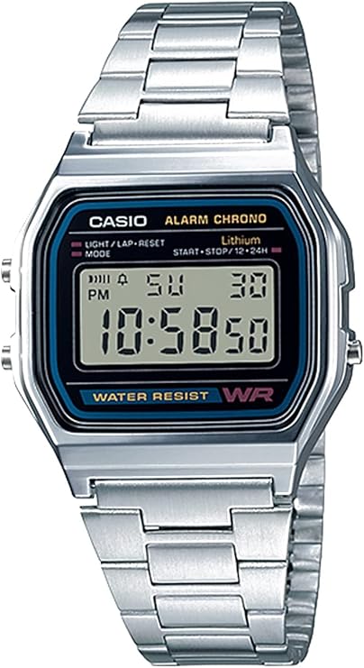 Casio Quartz Watch Men Silver Analog Classic Design