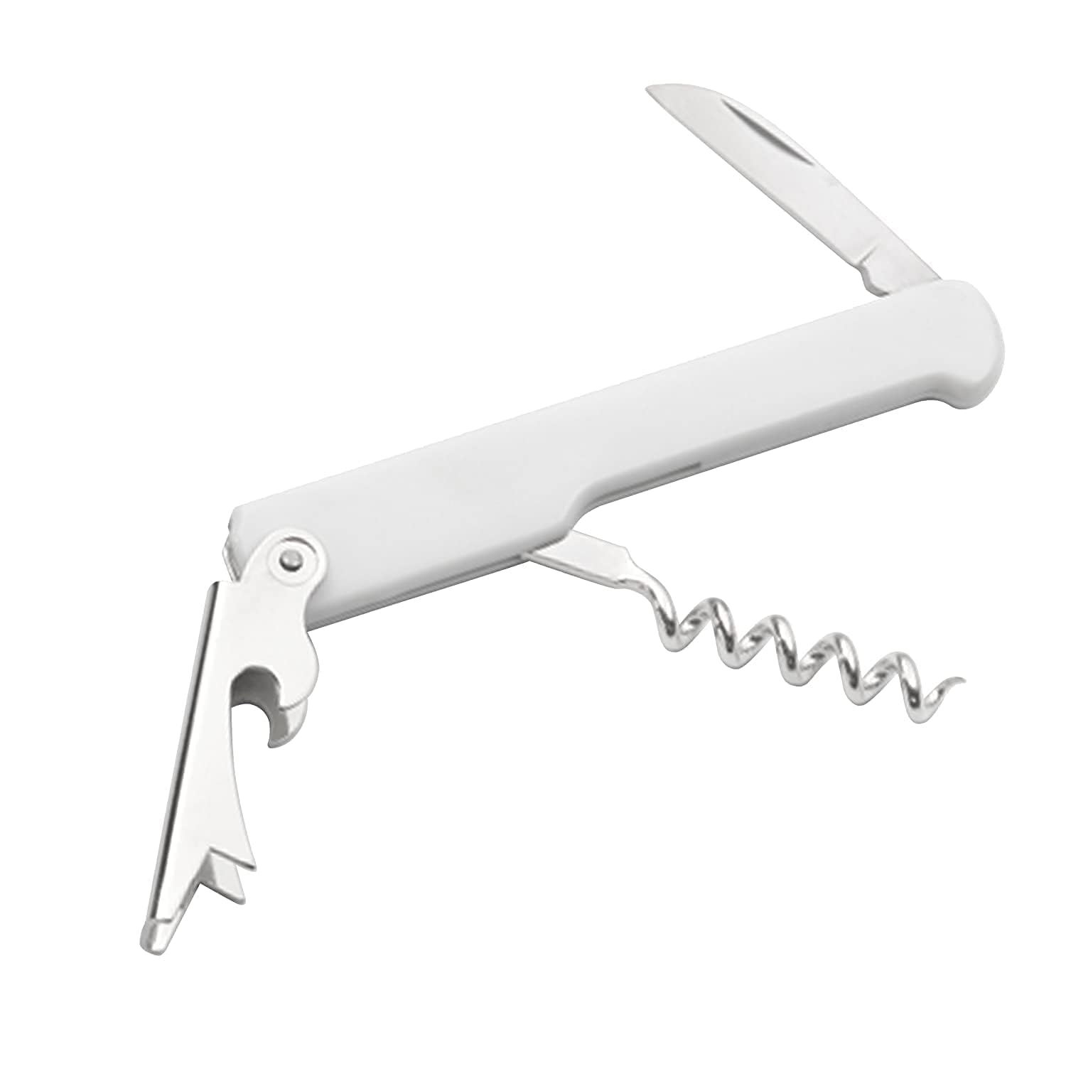 Pedrini Gadget Lid Lifter with Comfortable Handle, Stainless Steel, White