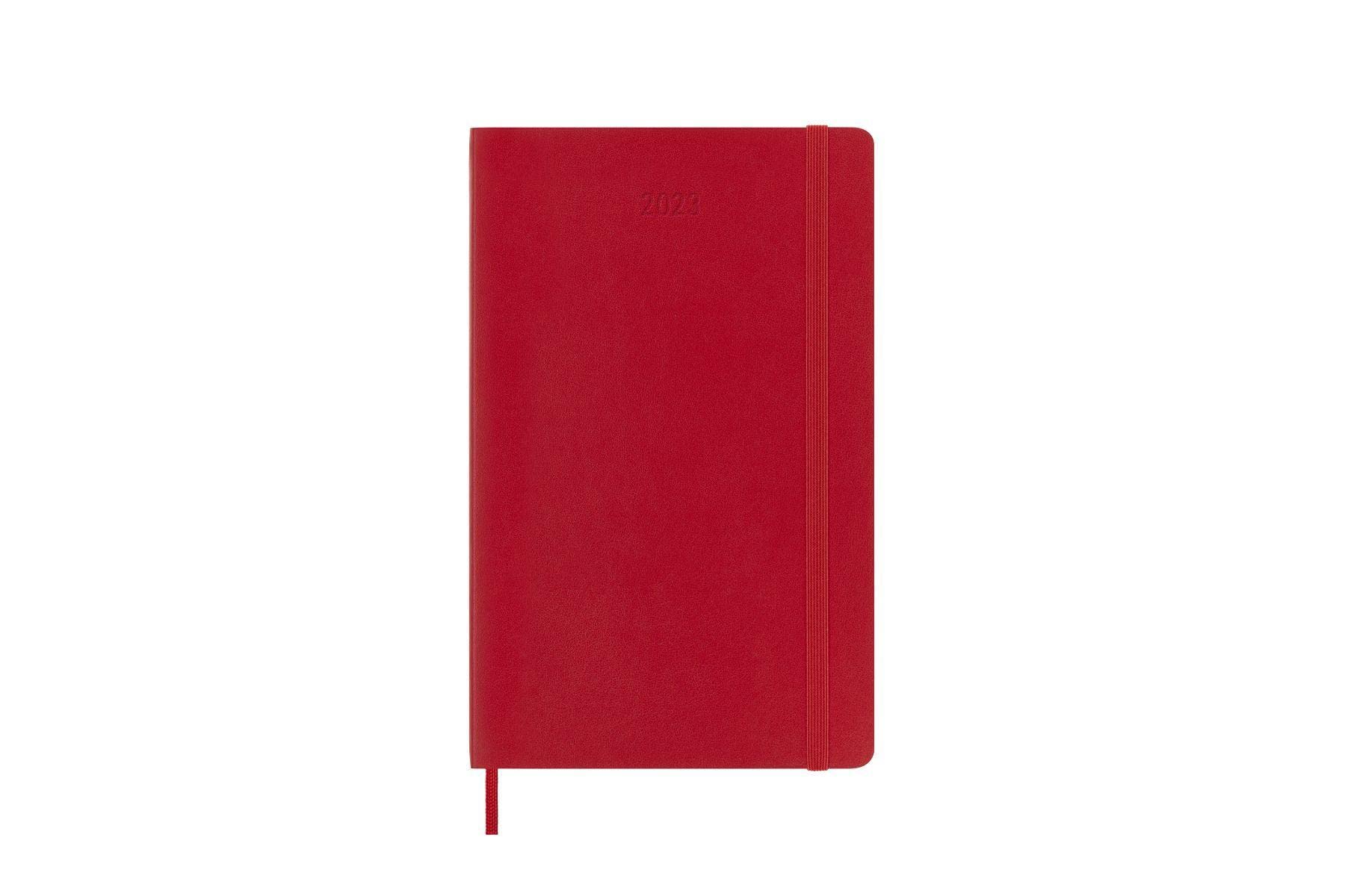 Moleskine Classic 12 Month 2023 Weekly Planner Soft Cover Scarlet Red