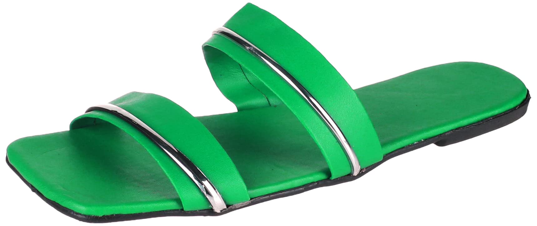 OX Women’s Faux Leather Slides – Comfortable Slip-On Slippers, Lightweight Casual Sandals for Everyday Wear