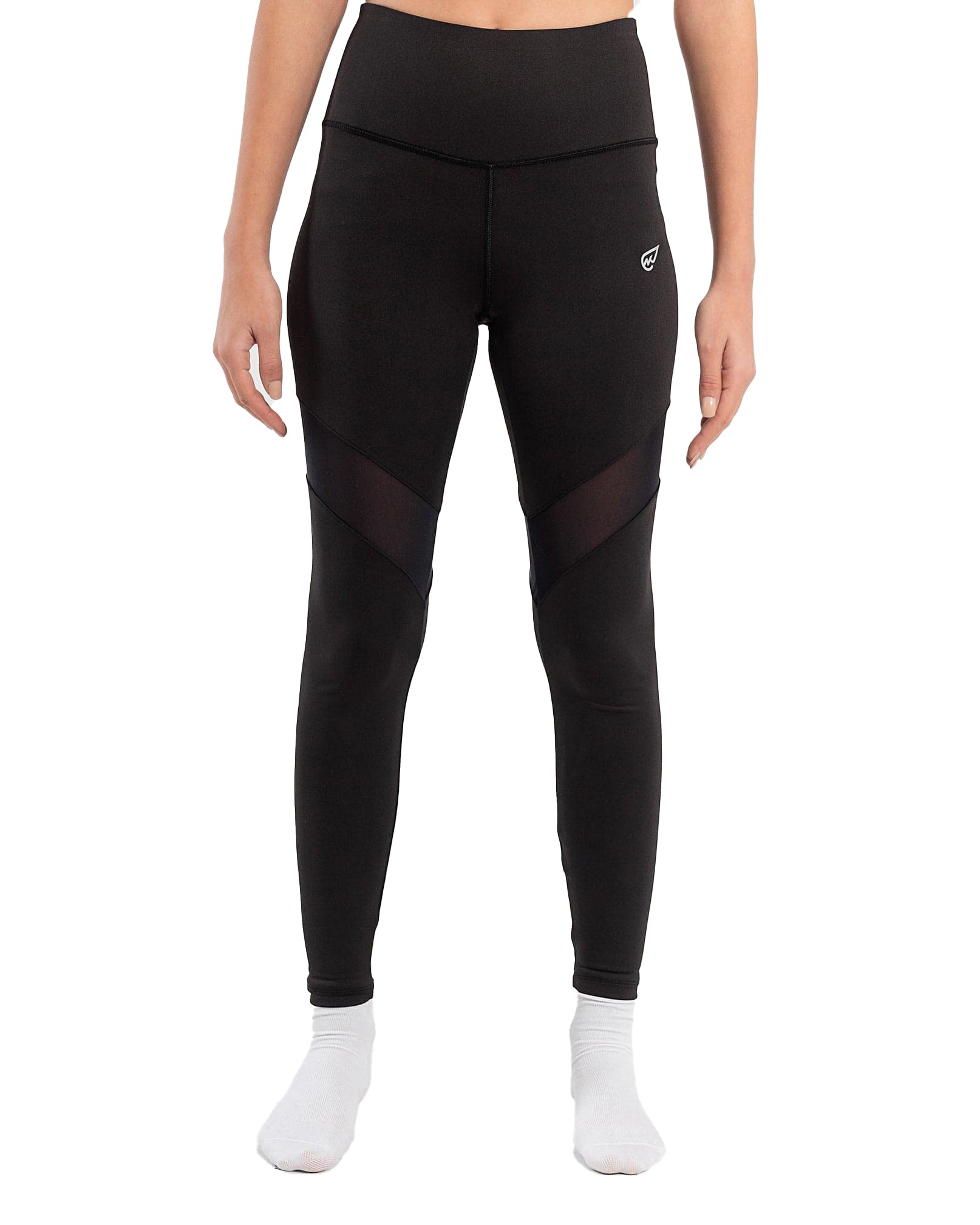 Magma Women’s High Waisted Mesh Trim Leggings Comfortable Stretch Activewear Pants