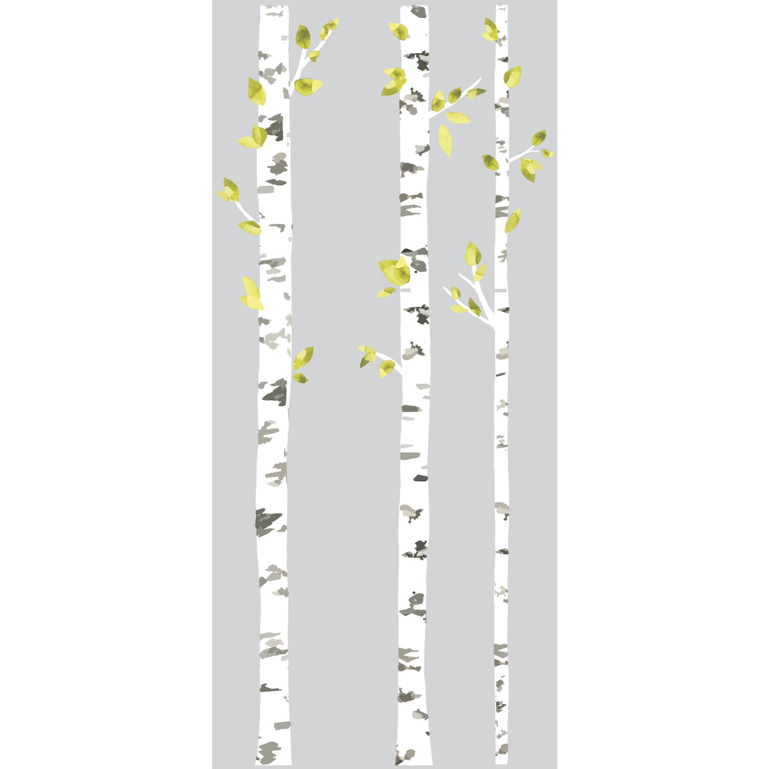 RoomMates Birch Trees Peel and Stick Wall Decals – Giant Multicolor Wall Stickers RMK2662GM