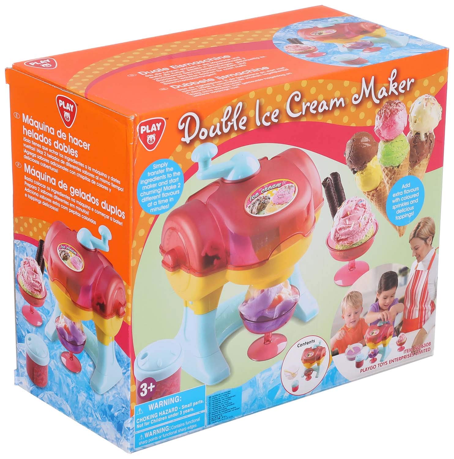 PlayGo Double Ice Cream Machine Toy for Kids