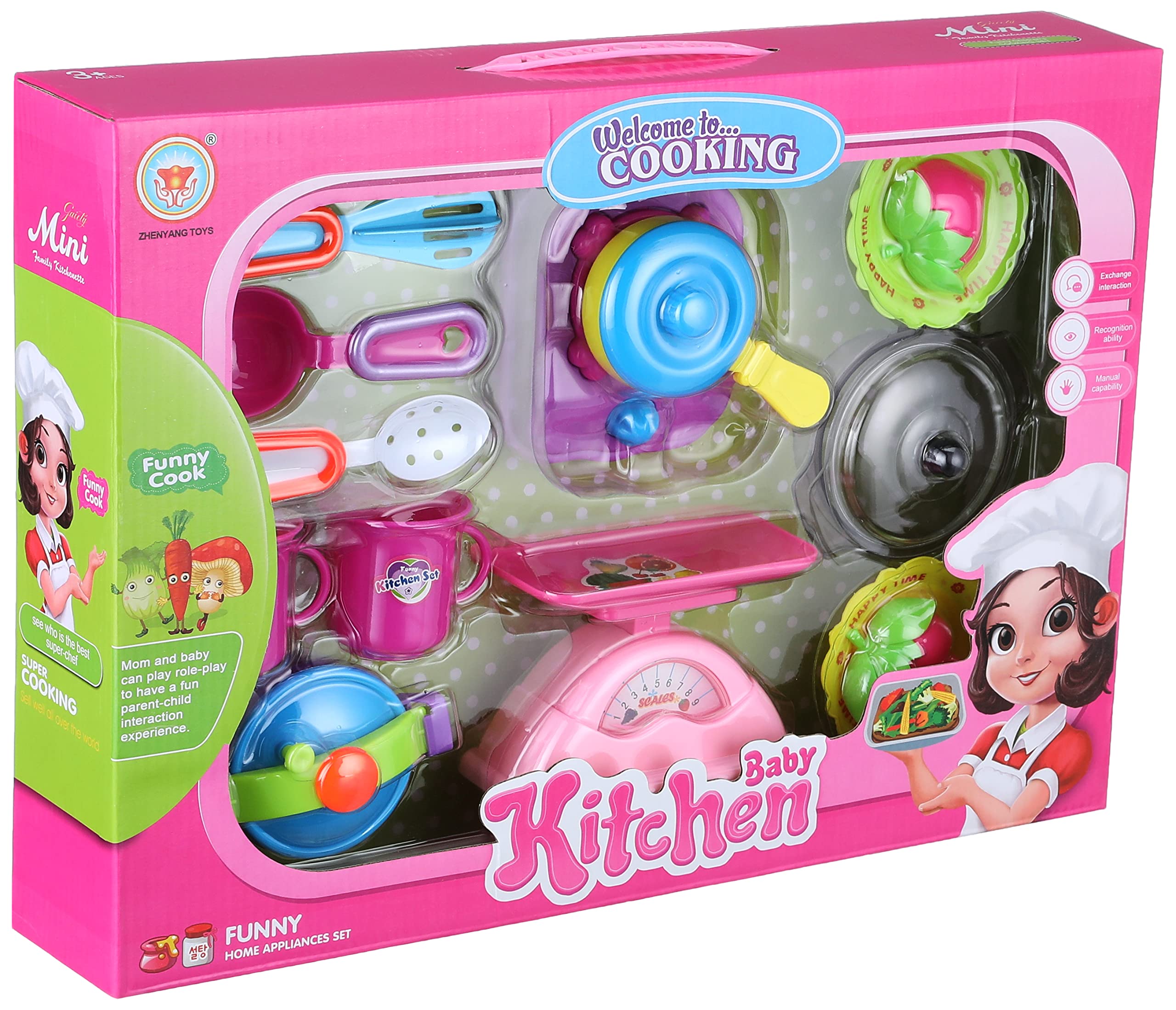 Baby Kitchen Cooking Set Pretend Play Toy for Kids