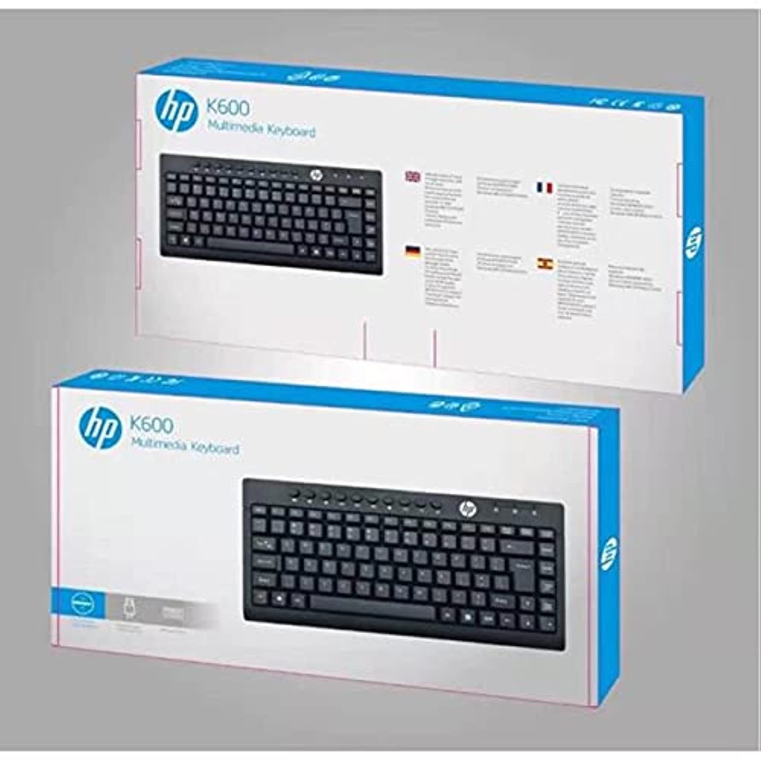 HP Multimedia Keyboard Wired Comfortable Keyboard for Work and Daily Use