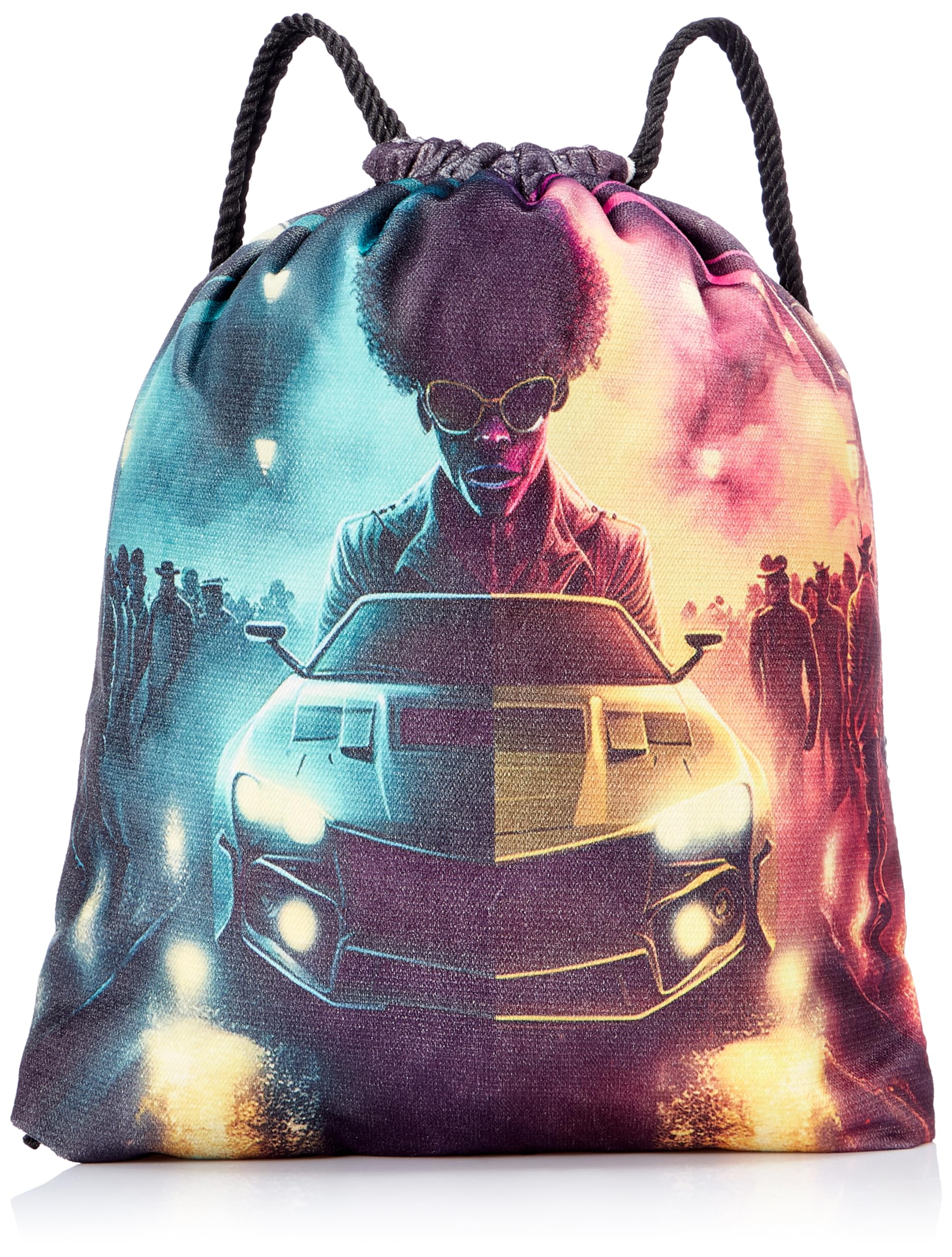 TAT Drawstring Backpack Lightweight Sports Gym Bag for Everyday Use