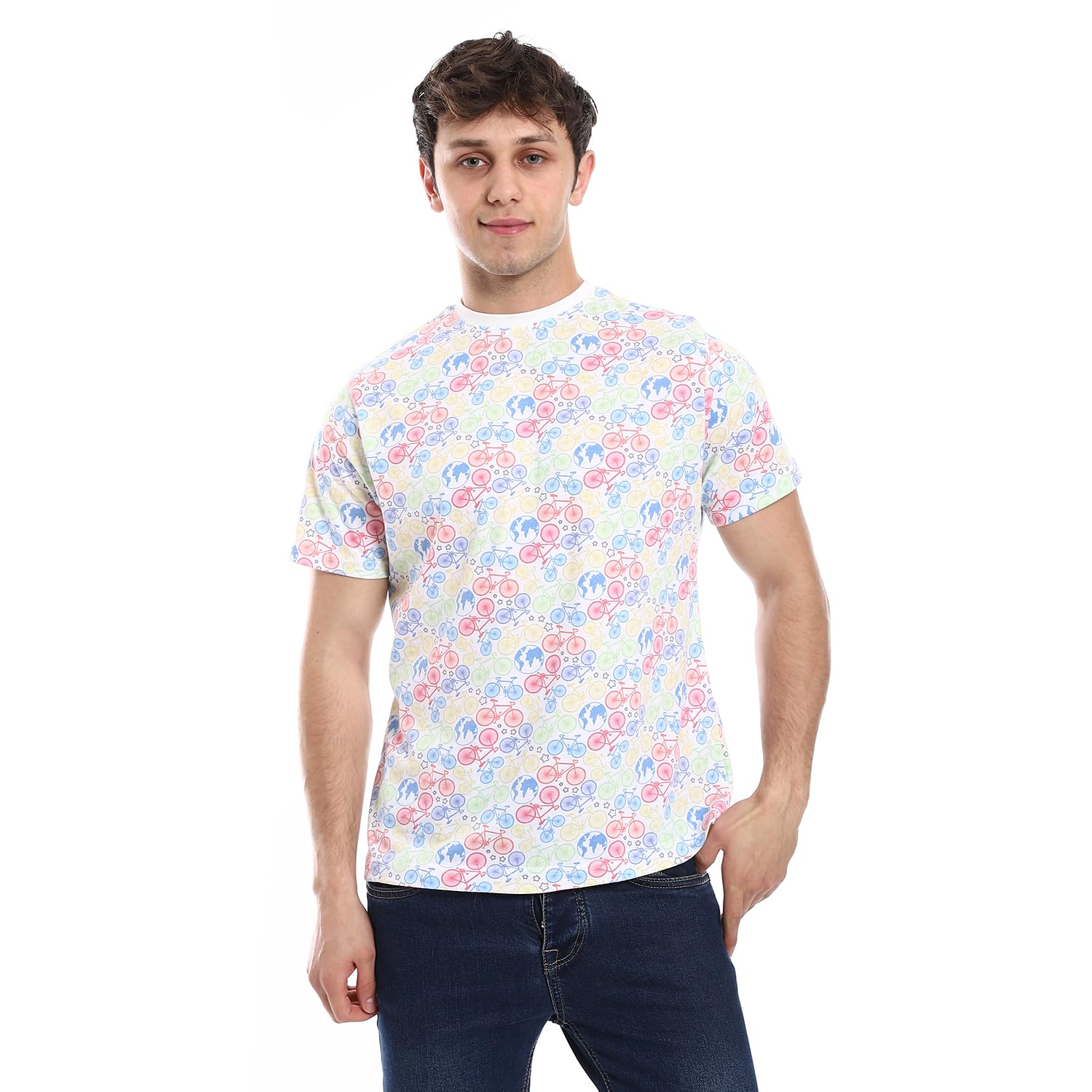 Andora Men’s Cotton T-Shirt – Premium Western Style Basic Casual Essential