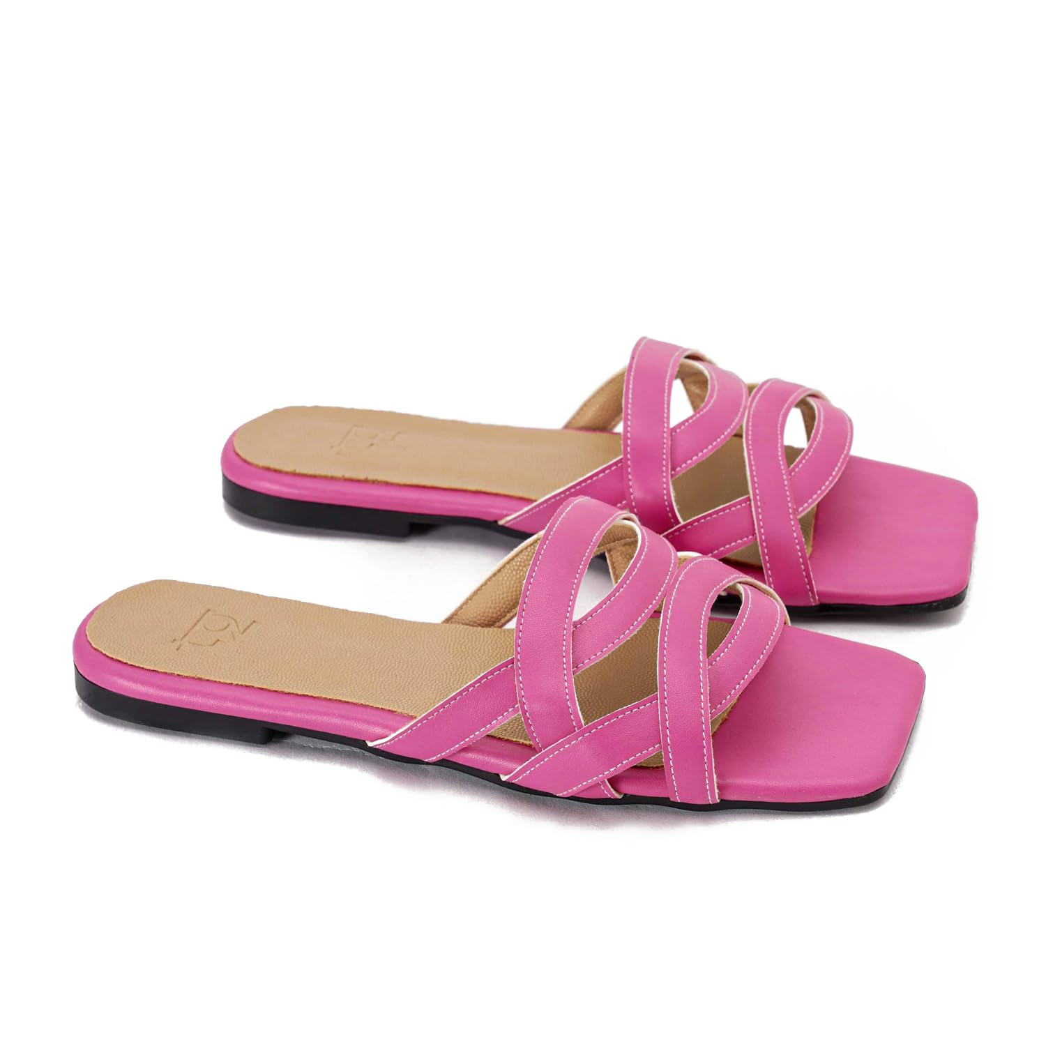 TGS Women’s Double Loop Slippers – Premium Flat Comfort Slip-On Sandals for Stylish Everyday Wear