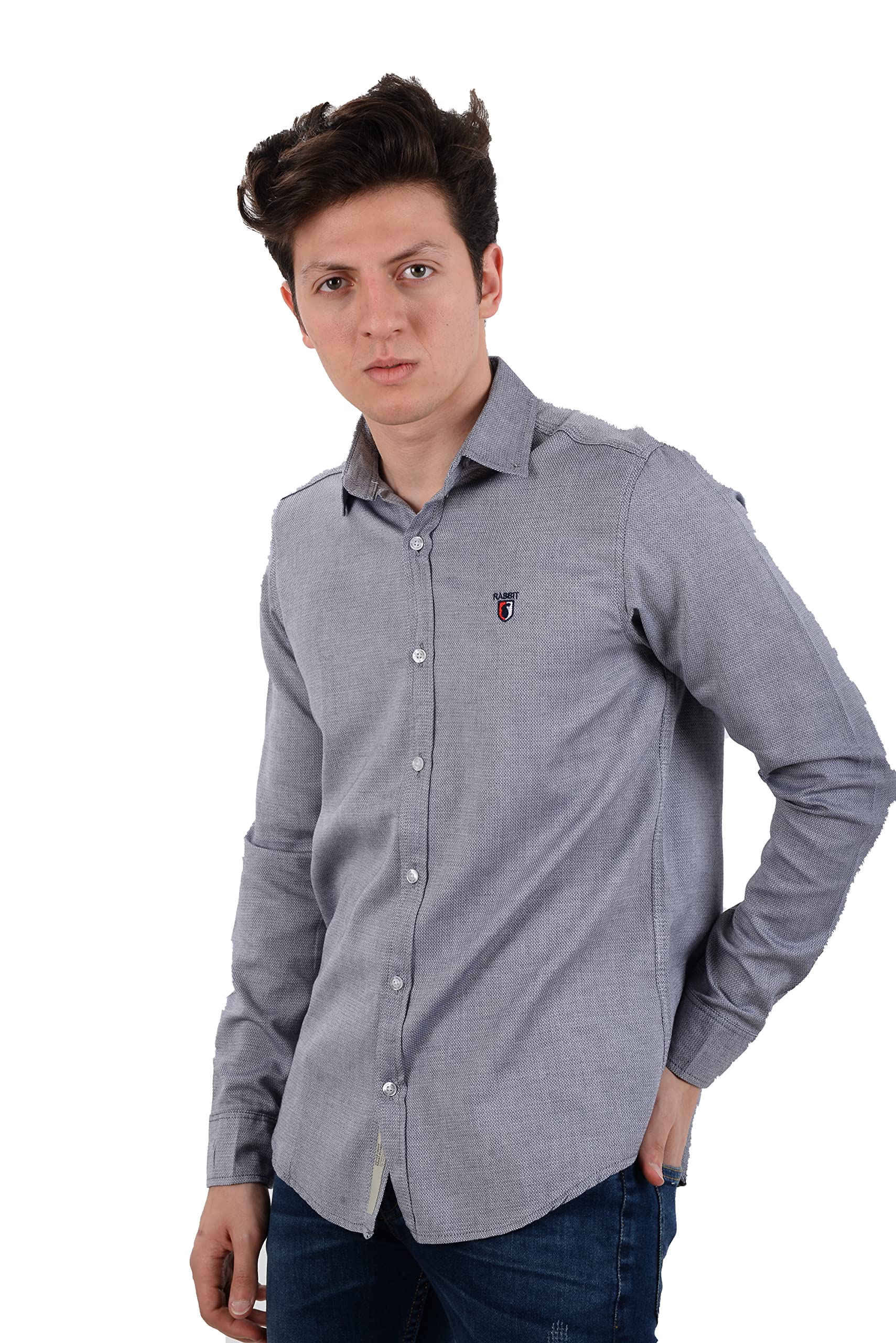 White Rabbit Shirt for Men Made From High-quality Breathable Fabric