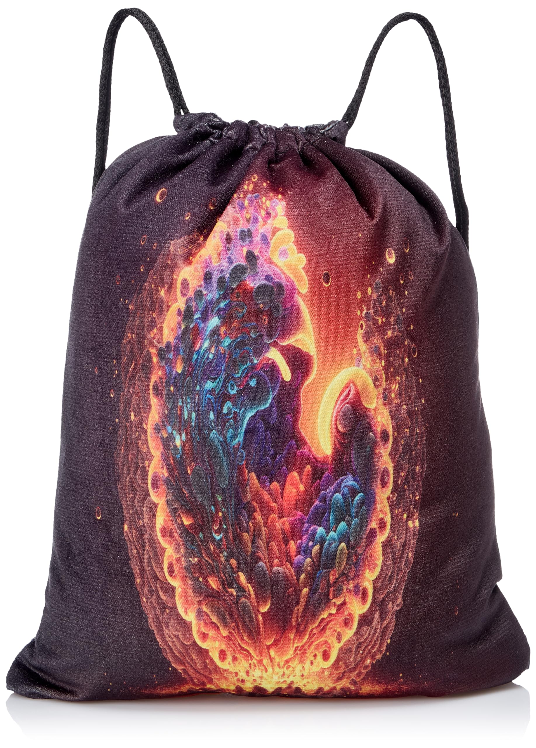 TAT Drawstring Bag Large Lightweight Gym Sports Backpack Casual Daily Use