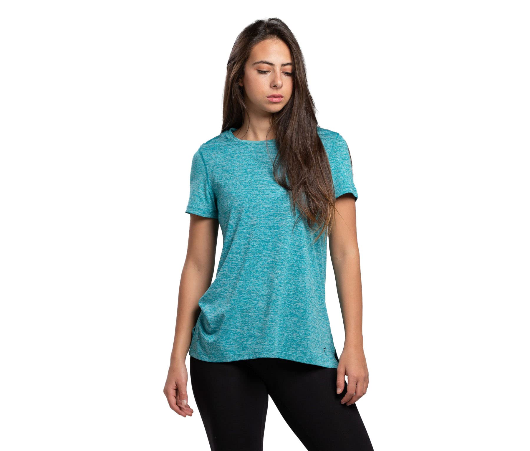 Magma Women’s Crew Neck High-Low T-Shirt – Regular Fit Stylish Casual Everyday Top