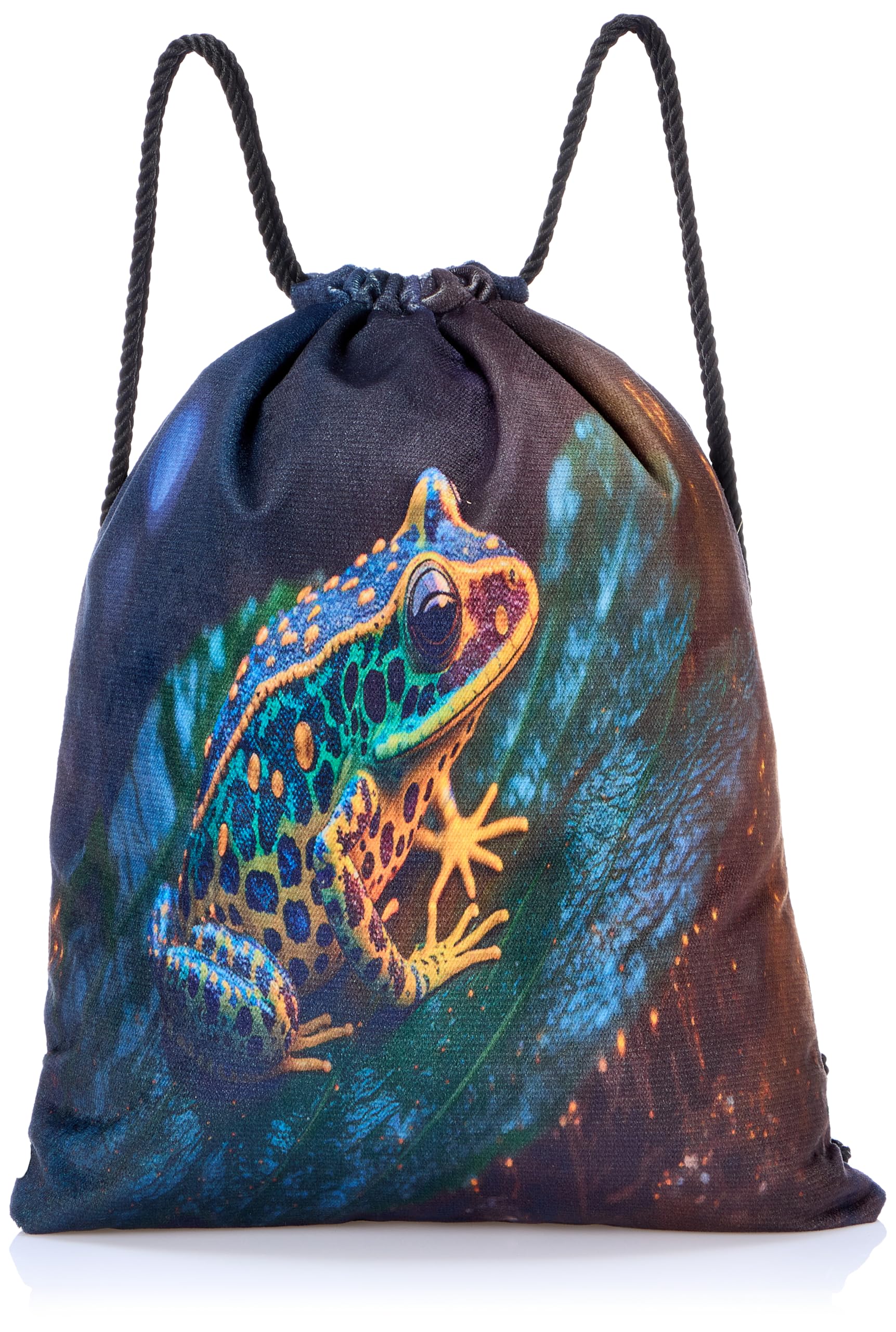 TAT Large Drawstring Bag Lightweight Gym Sports Backpack Casual Daily Use