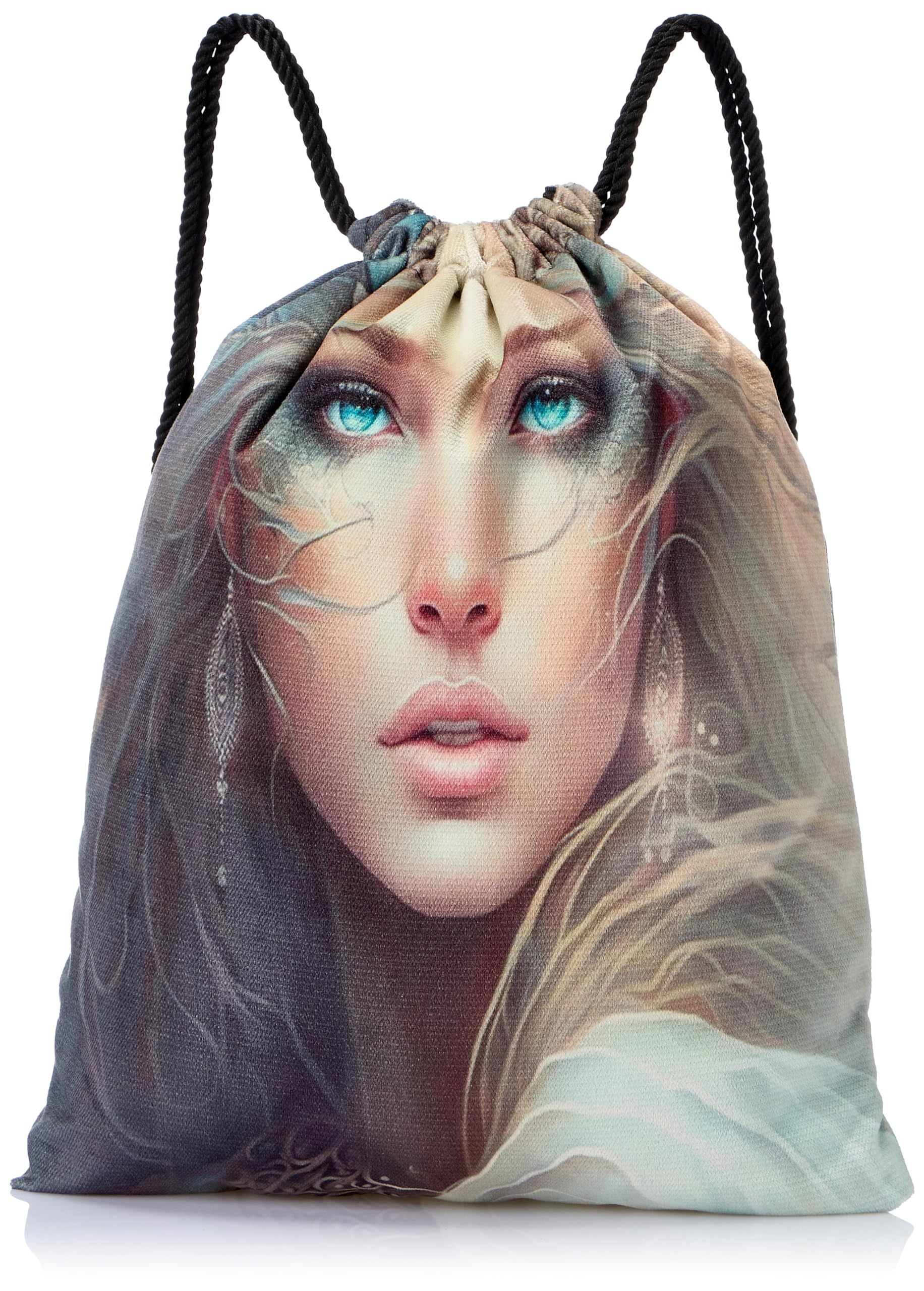 TAT Drawstring Bag Large Lightweight Gym Sports Backpack Casual Daily Use