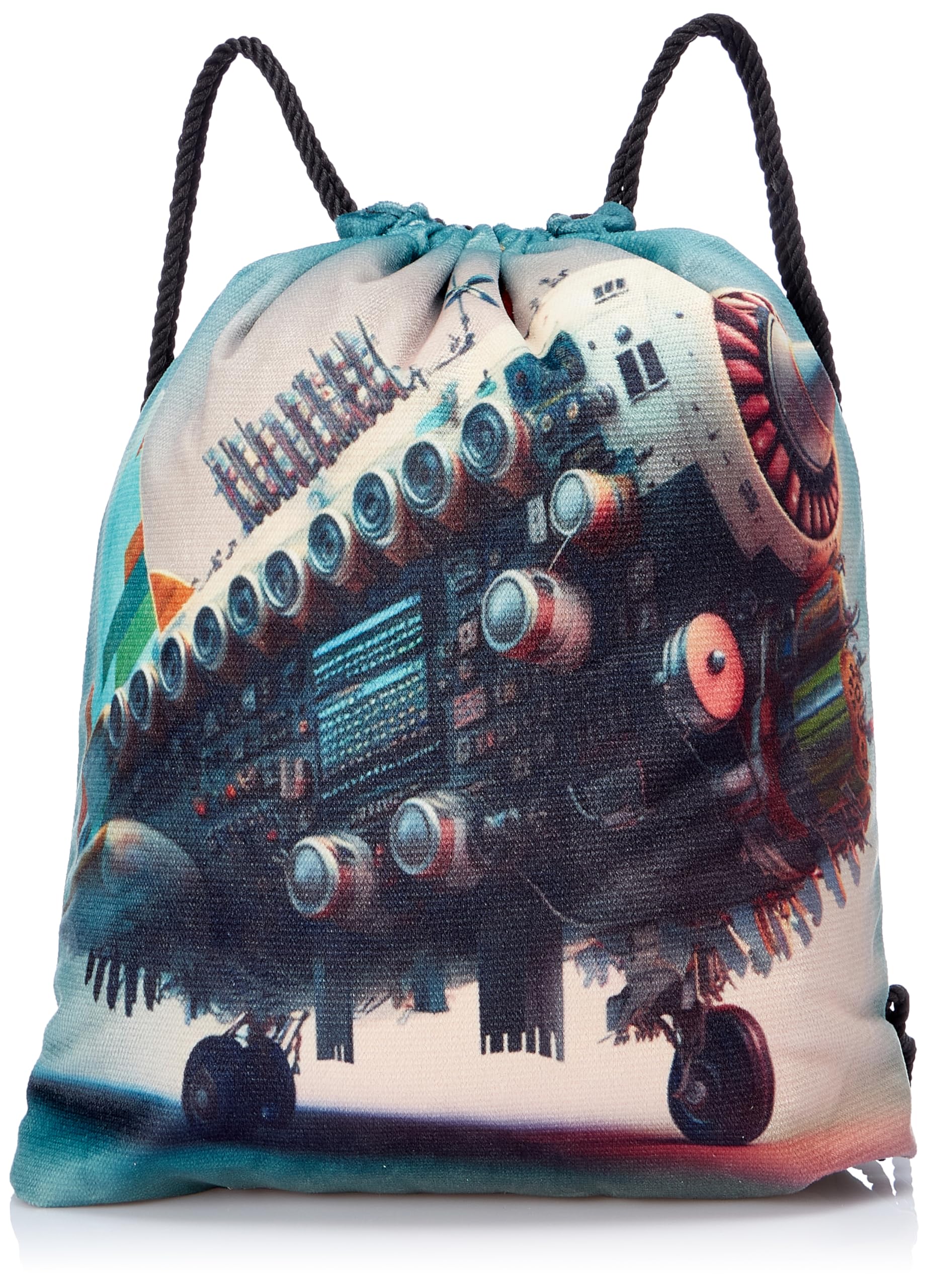 TAT Drawstring Bag Lightweight Gym Sports Backpack Casual Daily Use