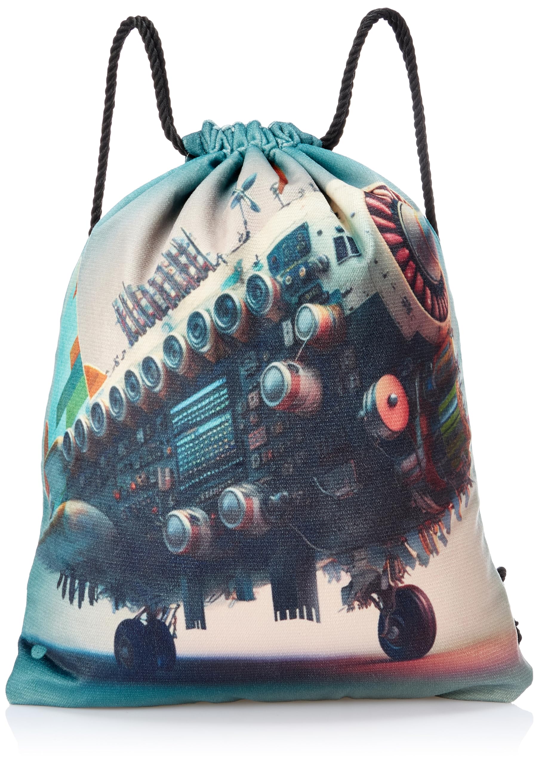 TAT Drawstring Bag Lightweight Gym Sports Backpack Casual Daily Use