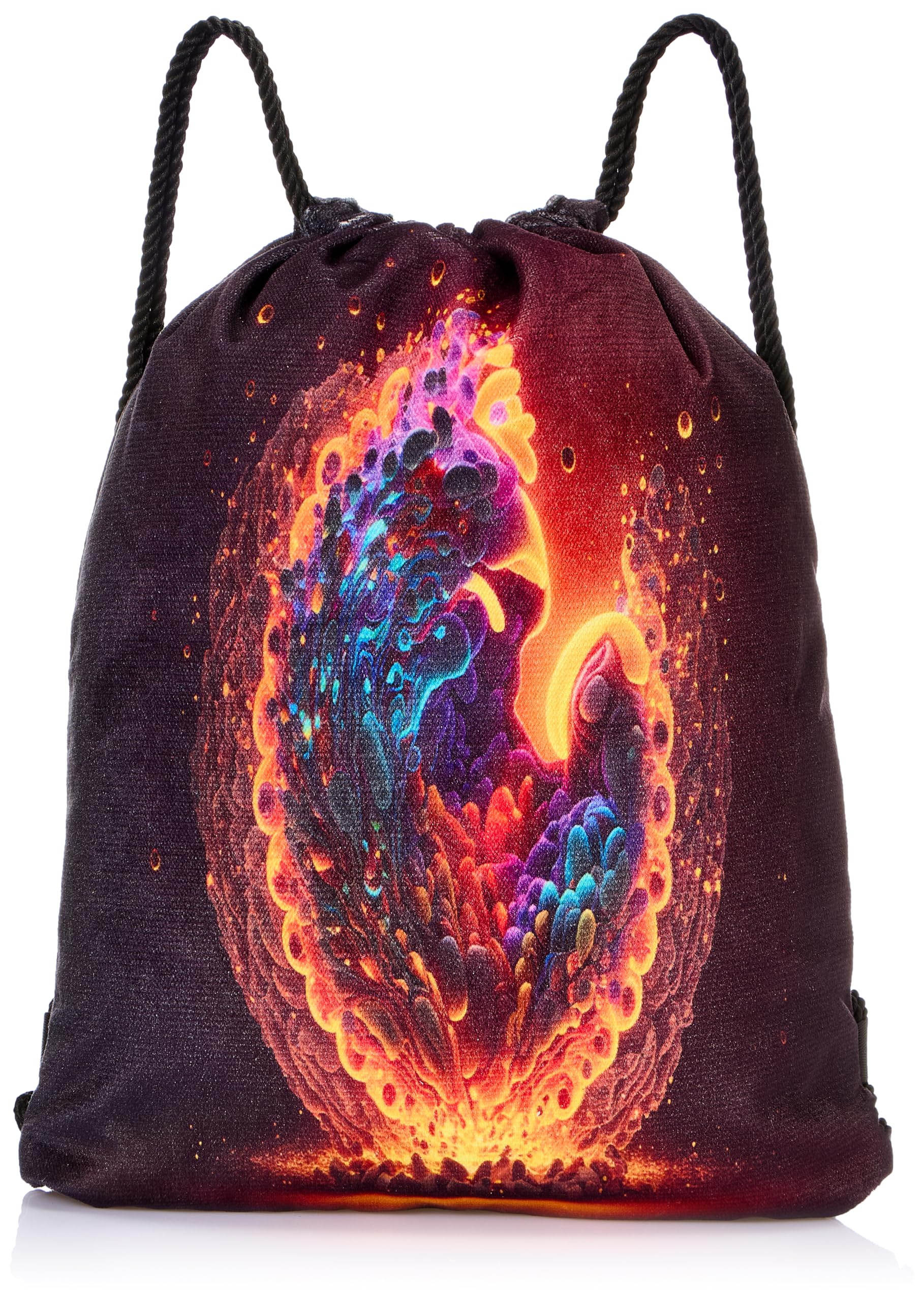 TAT Drawstring Bag Lightweight Gym Sports Backpack Casual Daily Use