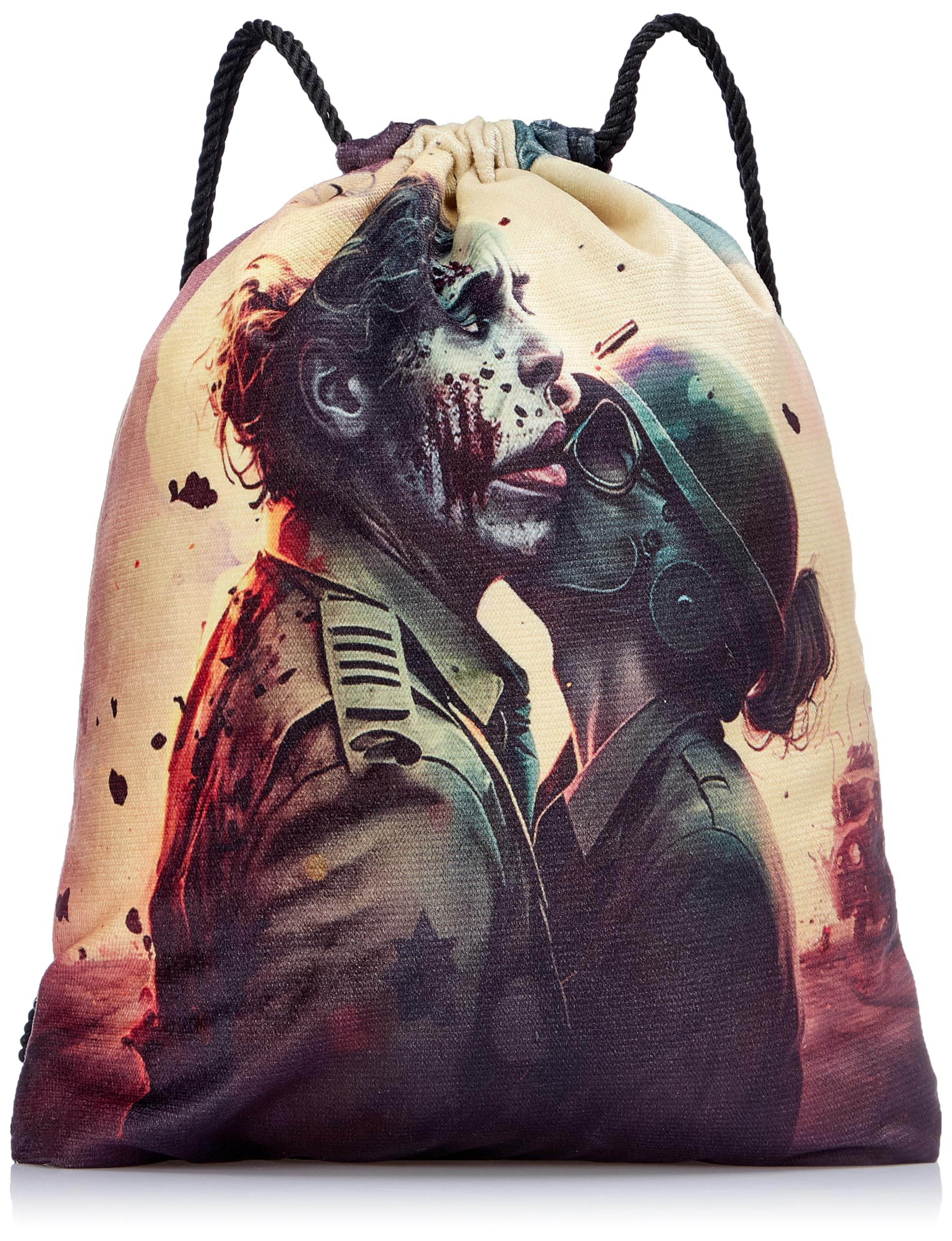 TAT Drawstring Bag Lightweight Gym Sports Backpack Casual Daily Use