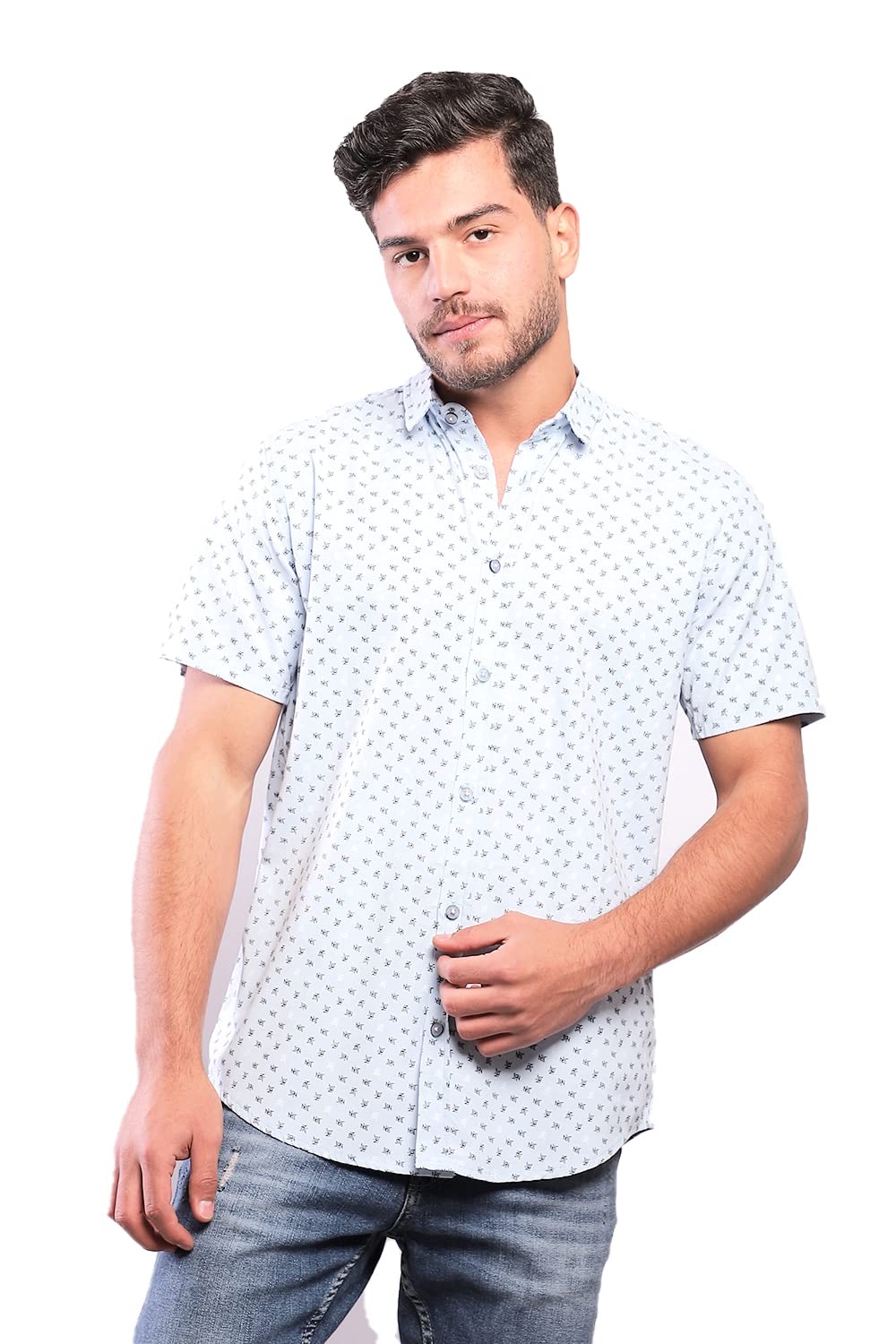 White Rabbit Shirt for Men Made From High-quality Breathable Fabric