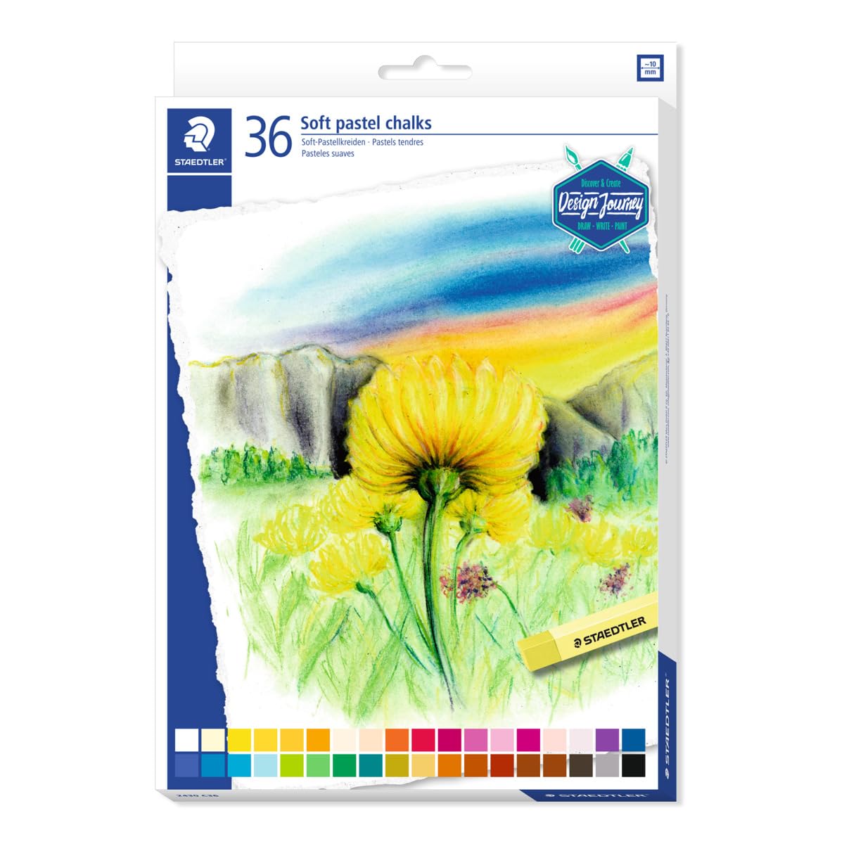 Staedtler Soft Pastel Chalk – 36 Colors